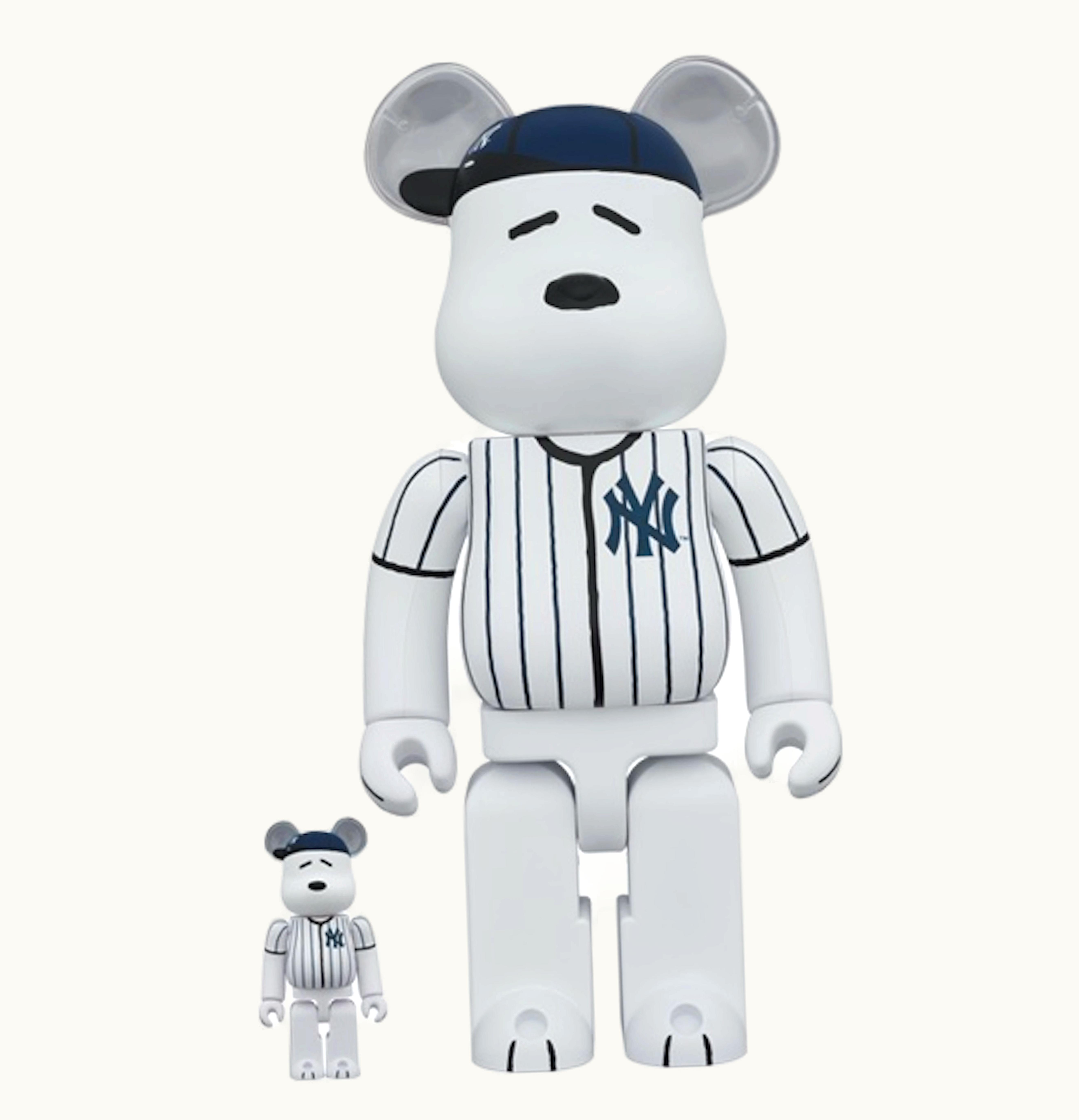 Bearbrick Bearbrick X Peanuts X Mlb New York Yankees Snoopy 100 400 Set