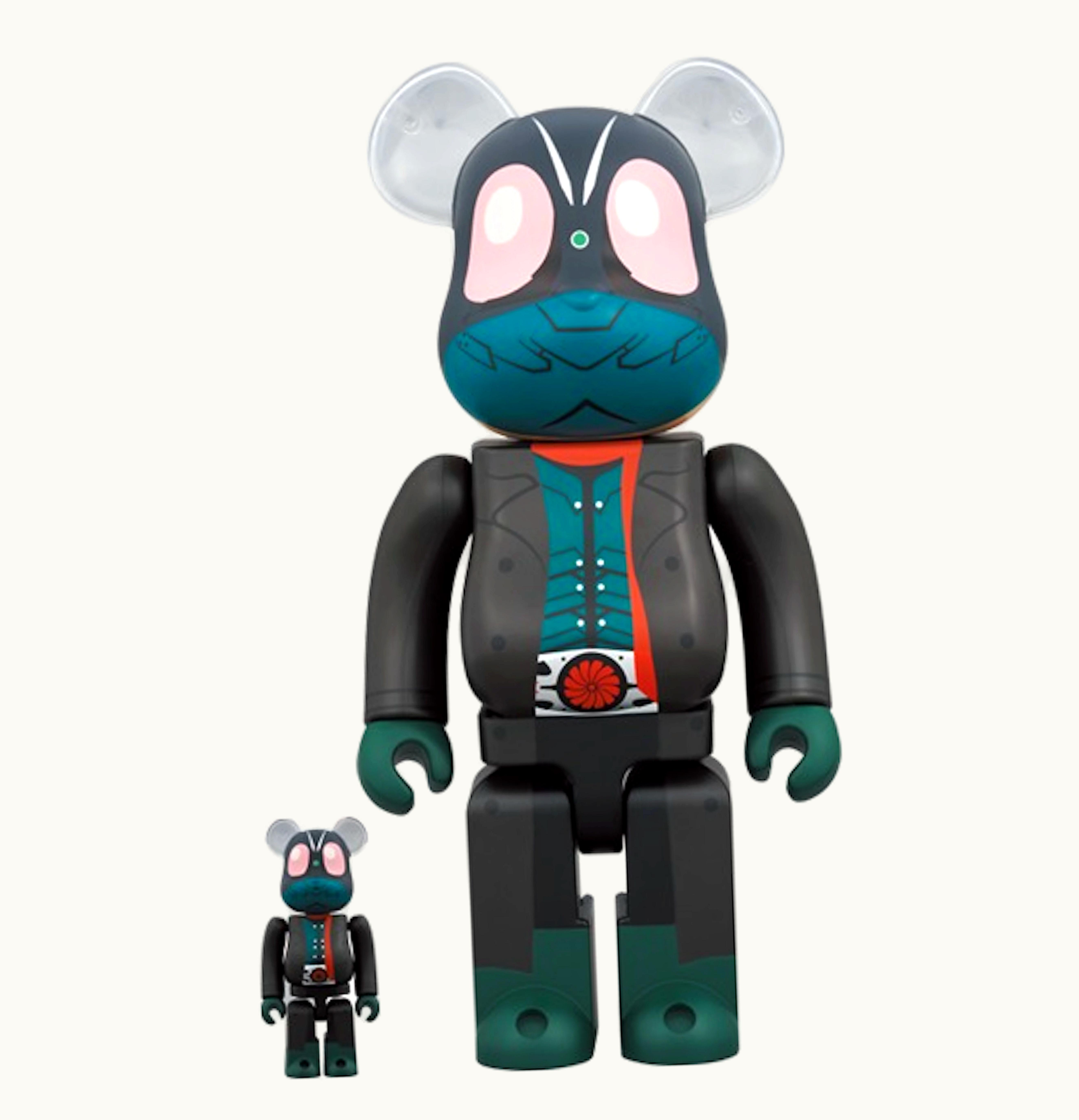 Bearbrick Bearbrick Kamen Rider Shin Kamen Rider Coat Ver 100 400 Set