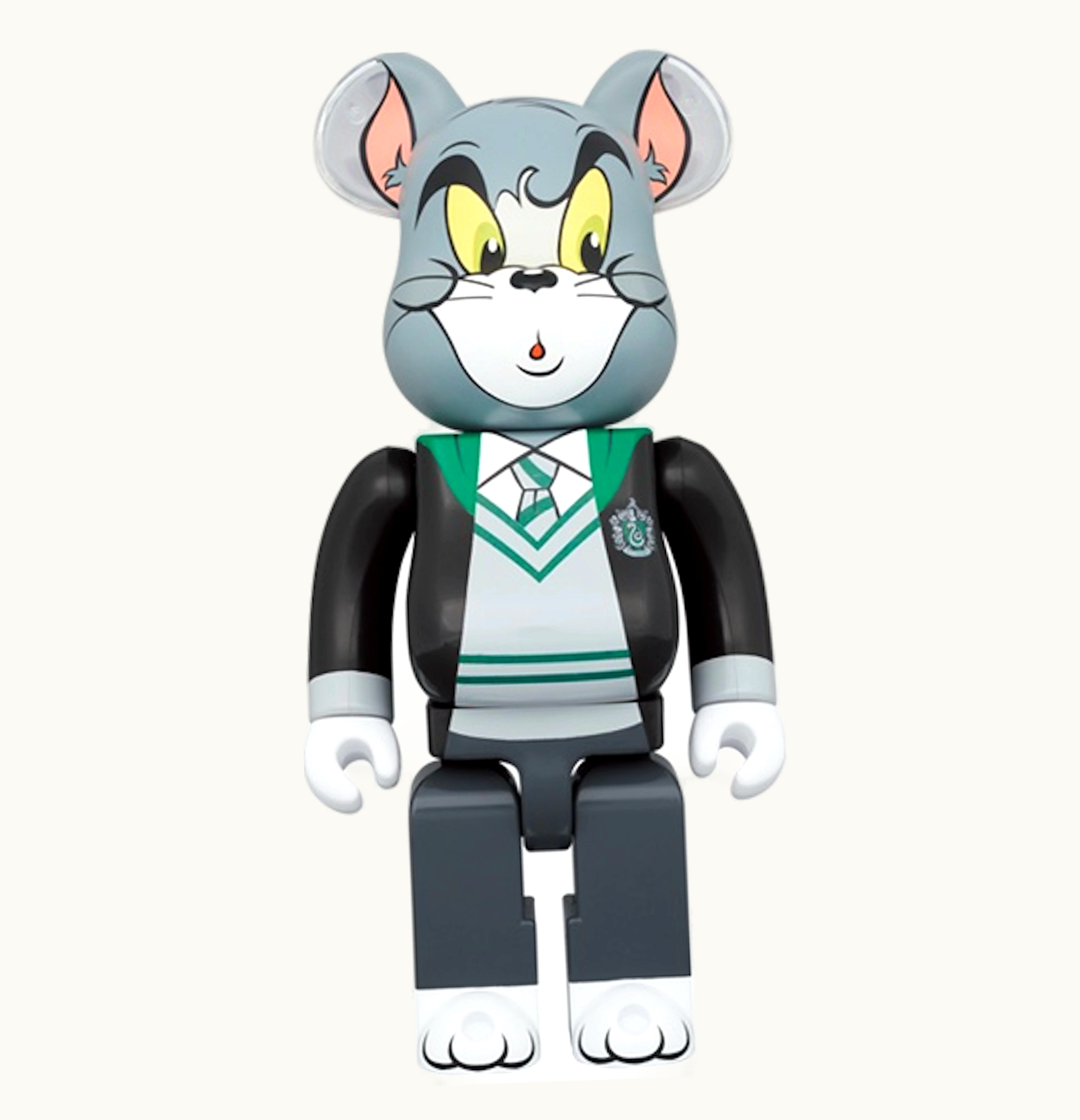 Bearbrick Bearbrick X Tom And Jerry Tom In Hogwarts House Robe 1000