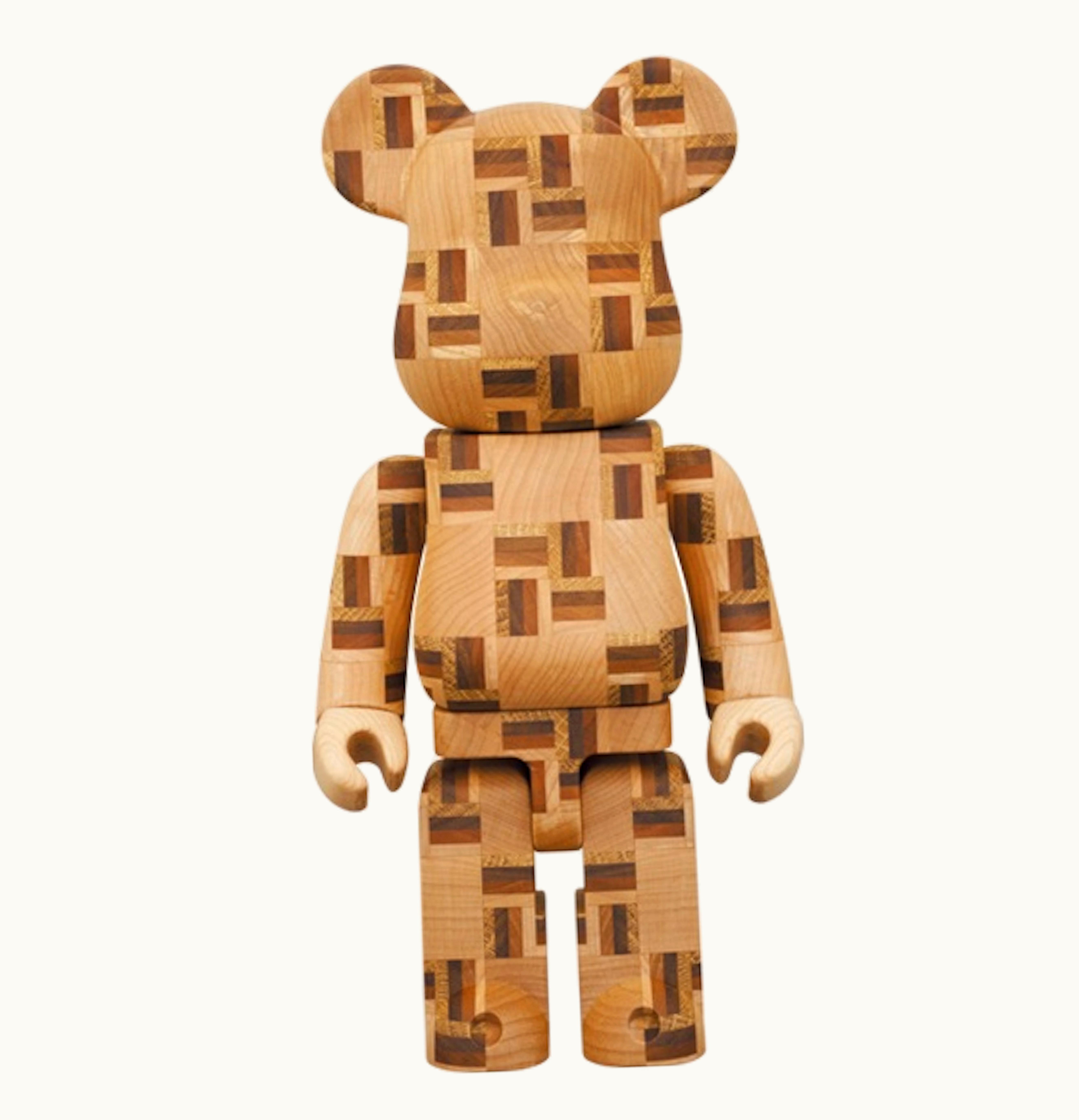 Bearbrick Bearbrick Karimoku Marquetry Chess 400