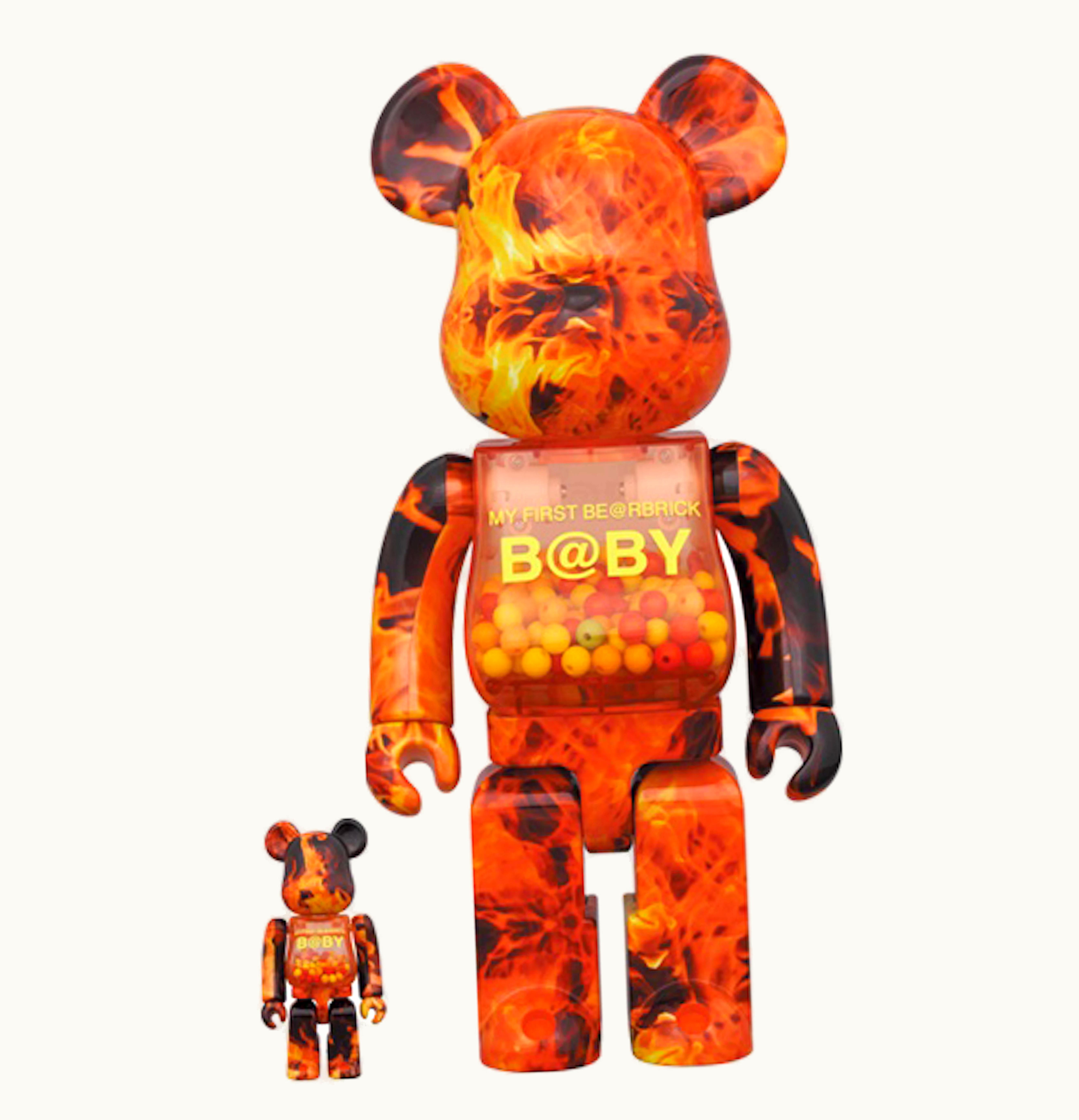 Bearbrick Bearbrick My First Baby Flame 100 400 Set