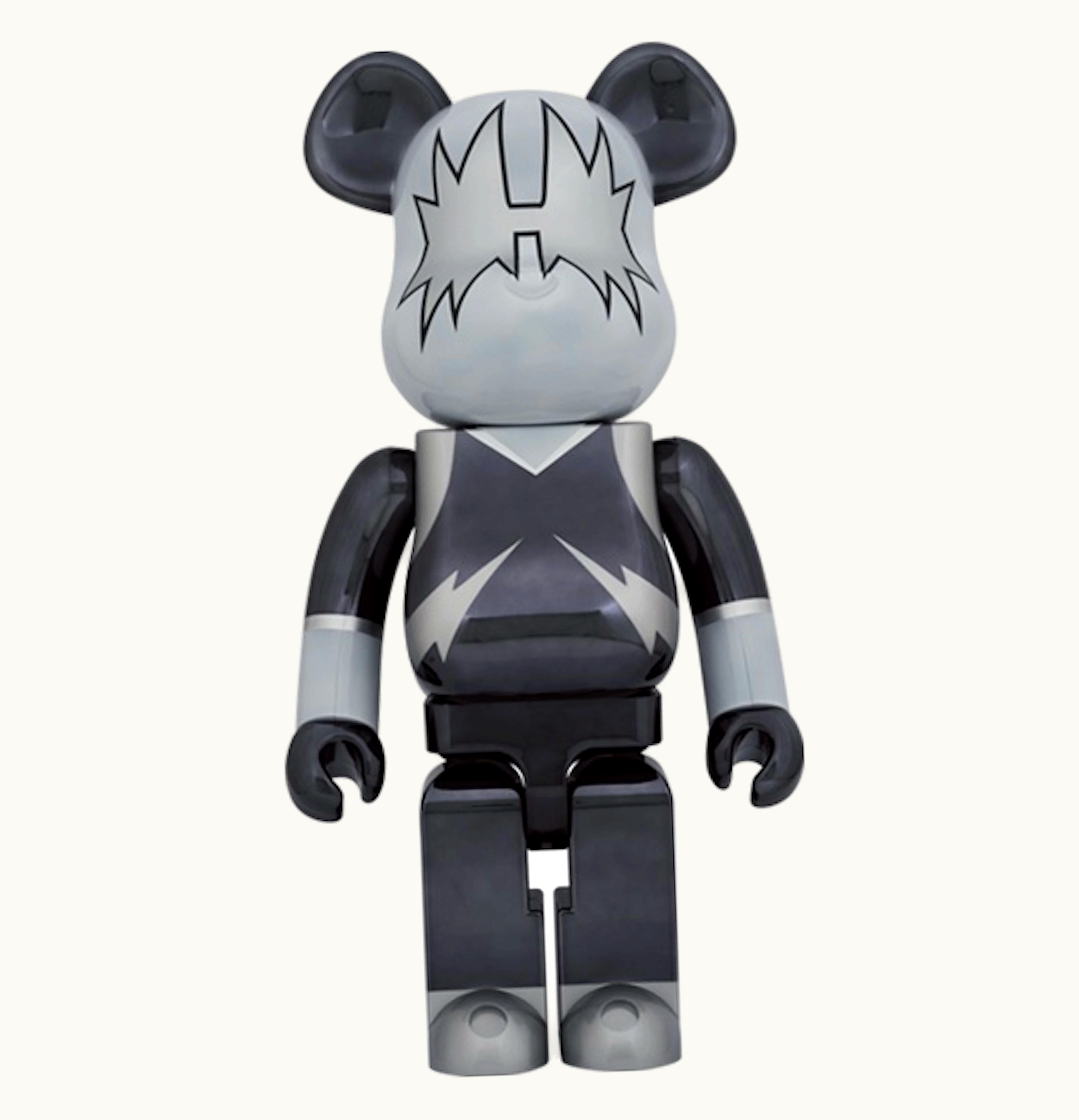 Bearbrick Bearbrick X Kiss The Spaceman 1000 Chrome Ver