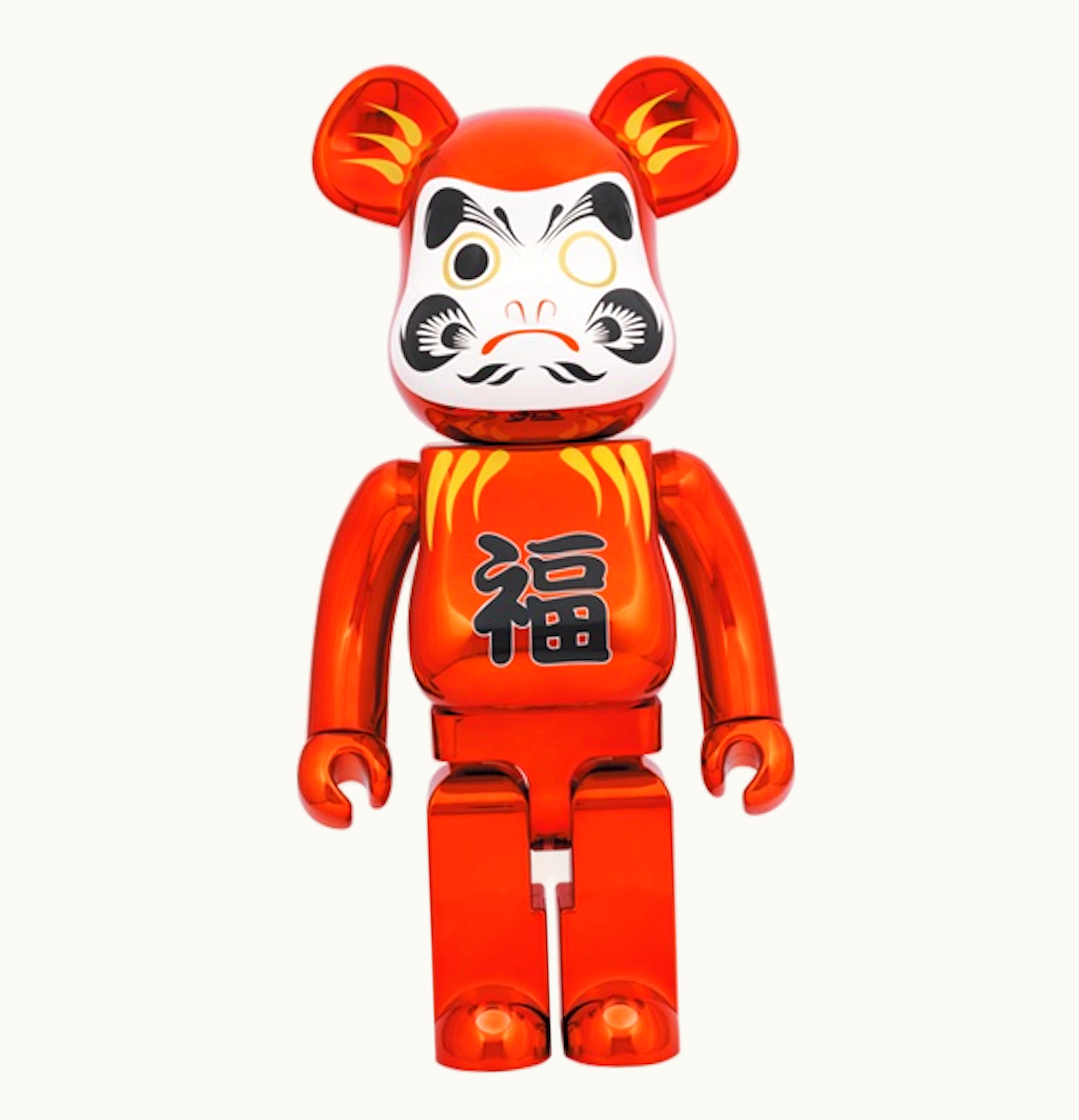 Bearbrick Bearbrick X Medicom Toy Daruma Red Plating 1000