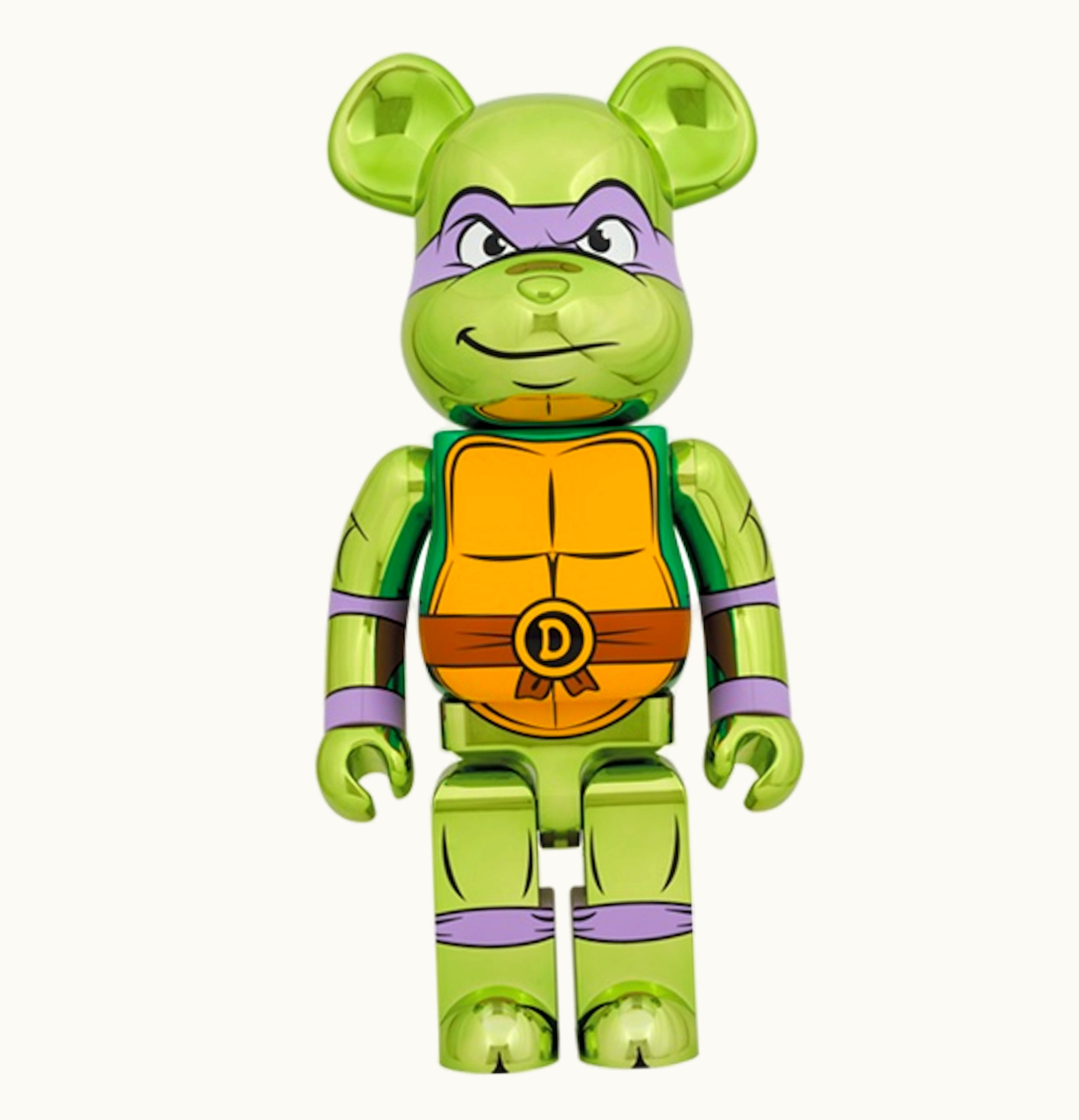 Bearbrick Bearbrick X Teenage Mutant Ninja Turtles Donatello 1000 Chrome Ver