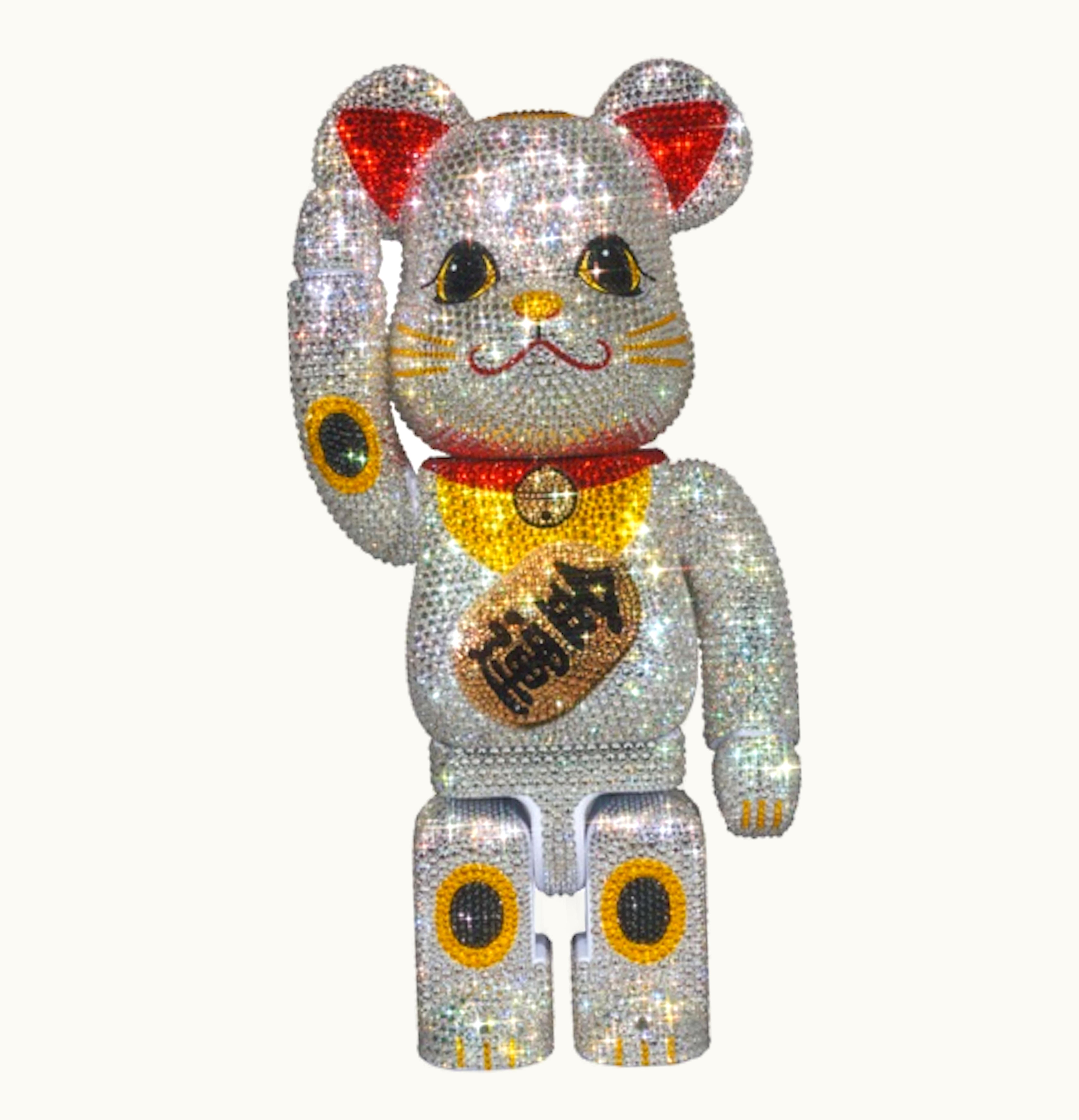 Bearbrick Bearbrick Crystal Decorate Lucky Cat 400