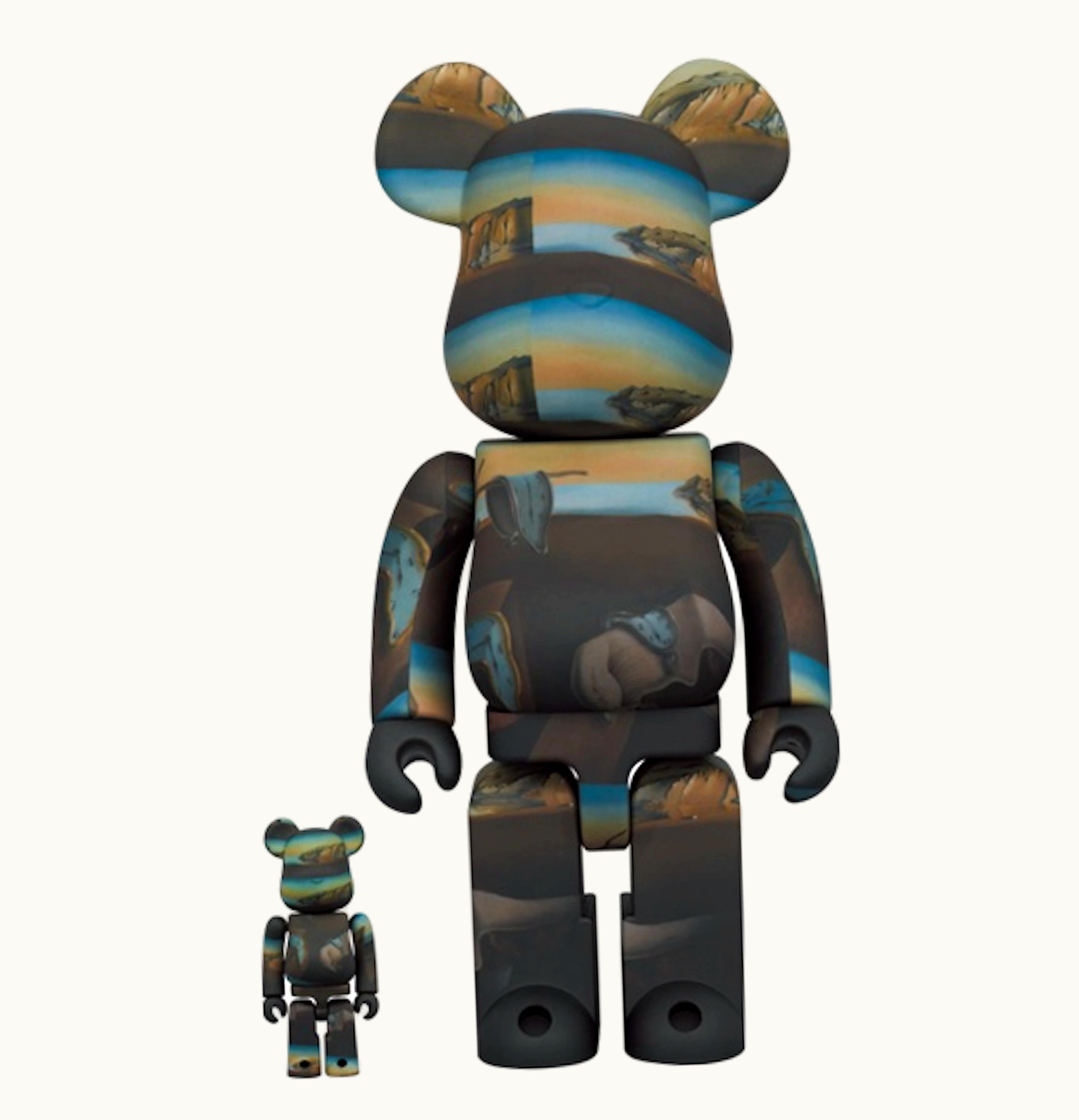 Bearbrick Bearbrick X Salvador Dali The Persistence Of Memory 100 400 Set