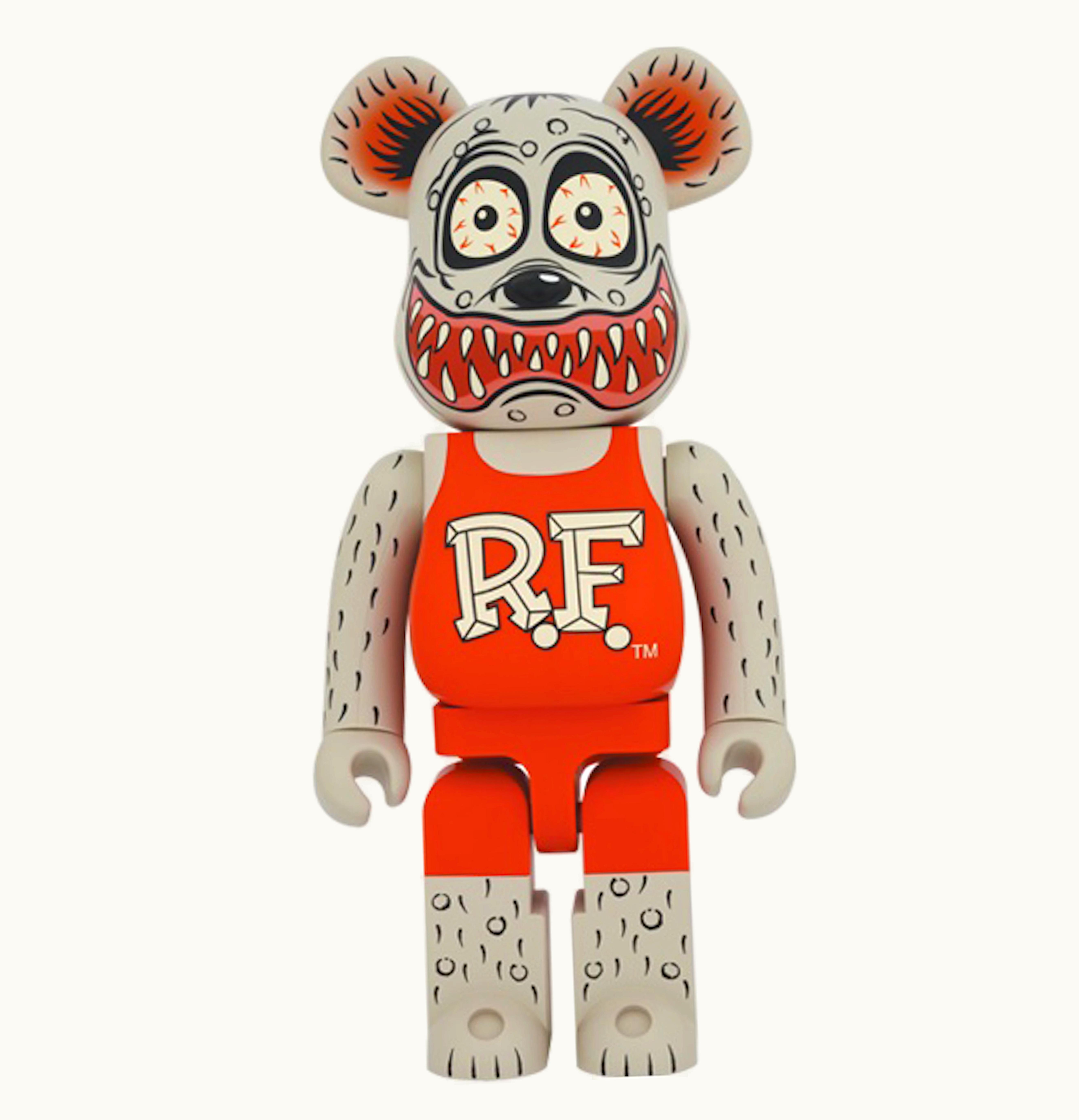Bearbrick Bearbrick X Rat Fink 1000 Gray Ver
