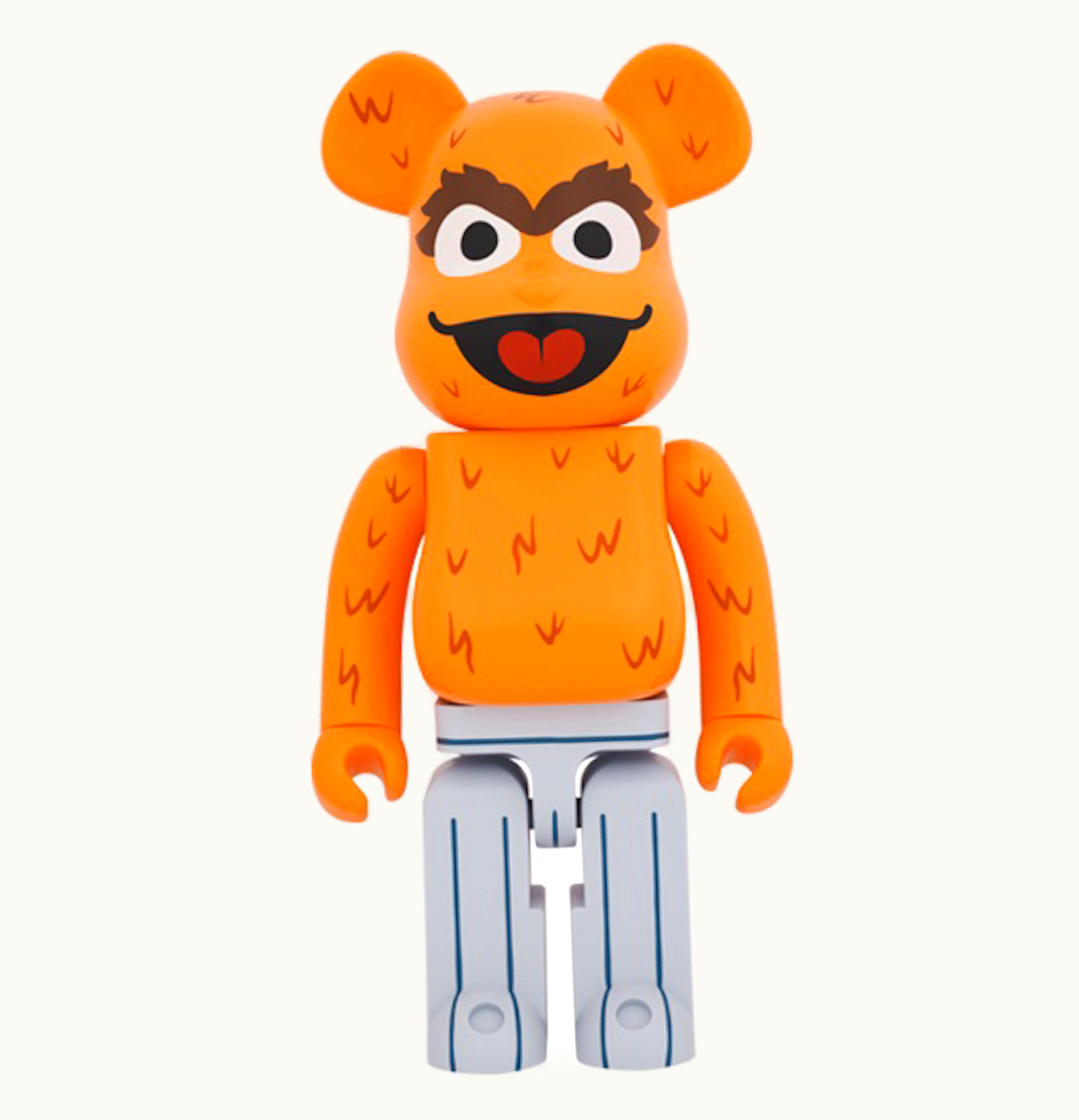 Bearbrick Bearbrick X Sesame Street Oscar The Grouch The Original Orange Fur Ver 1000