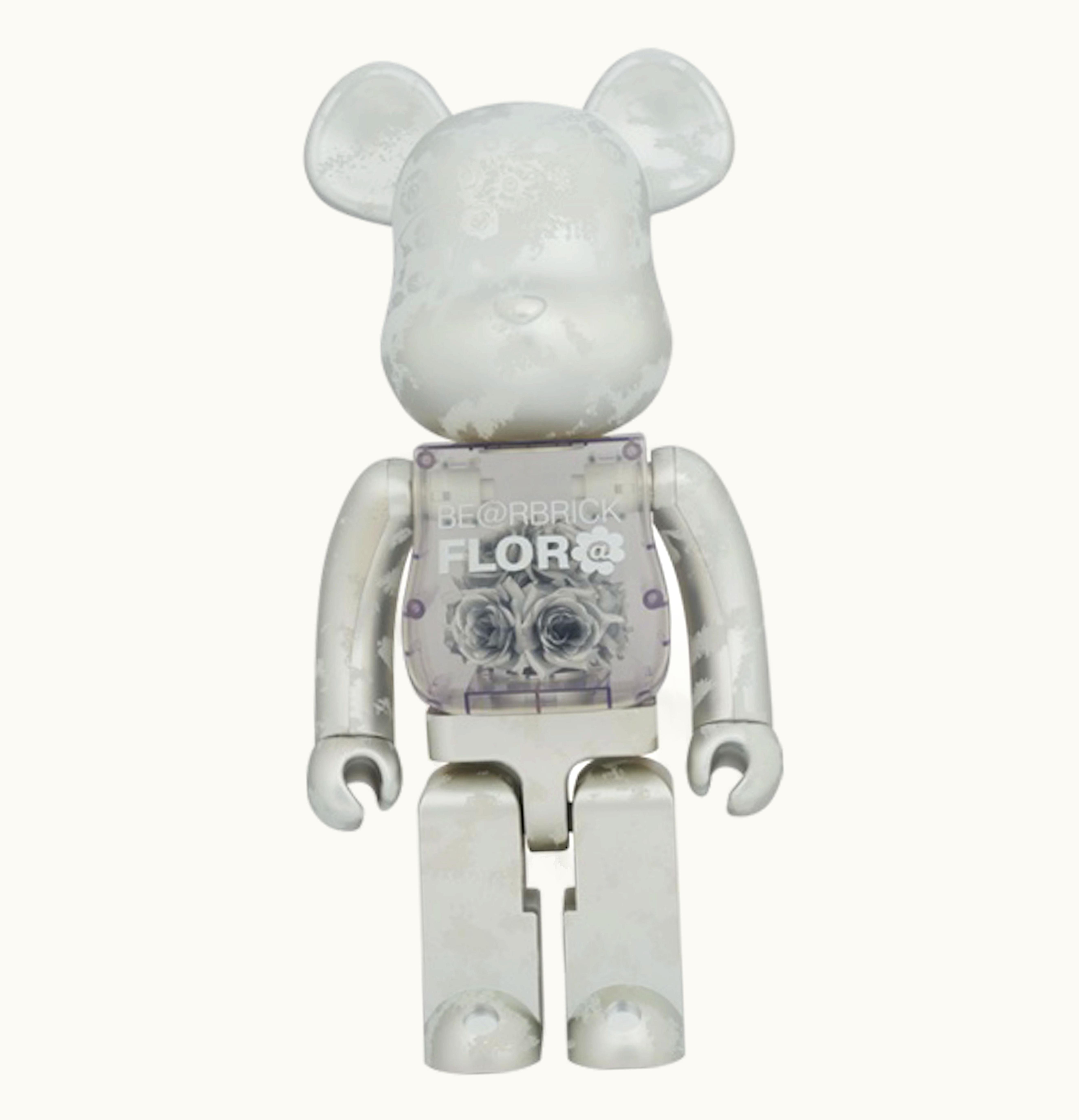 Bearbrick Bearbrick Flora Flower 1000 Silver
