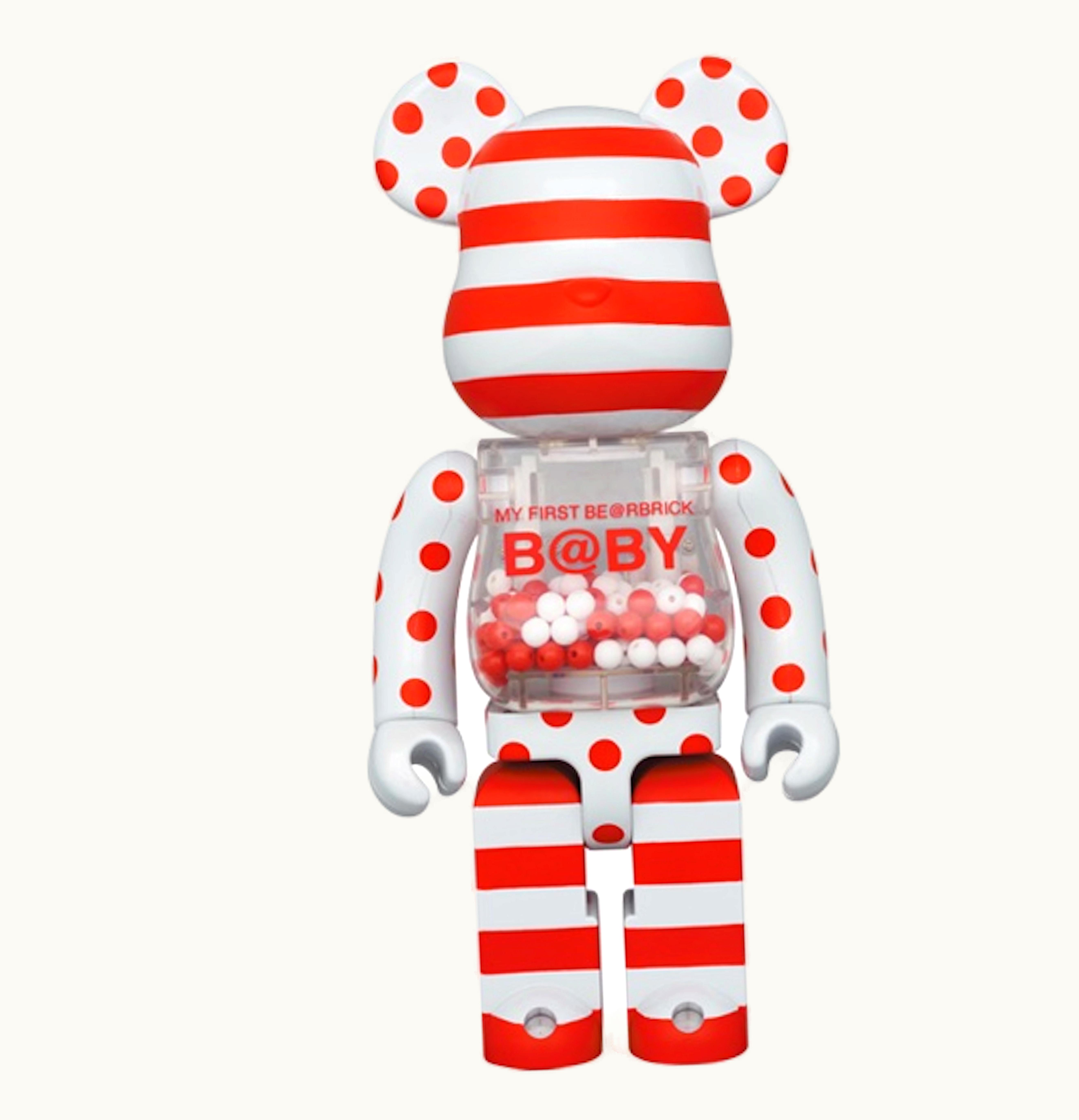 Bearbrick Bearbrick My First Baby 100 400 Set Red Silver Chrome Ver