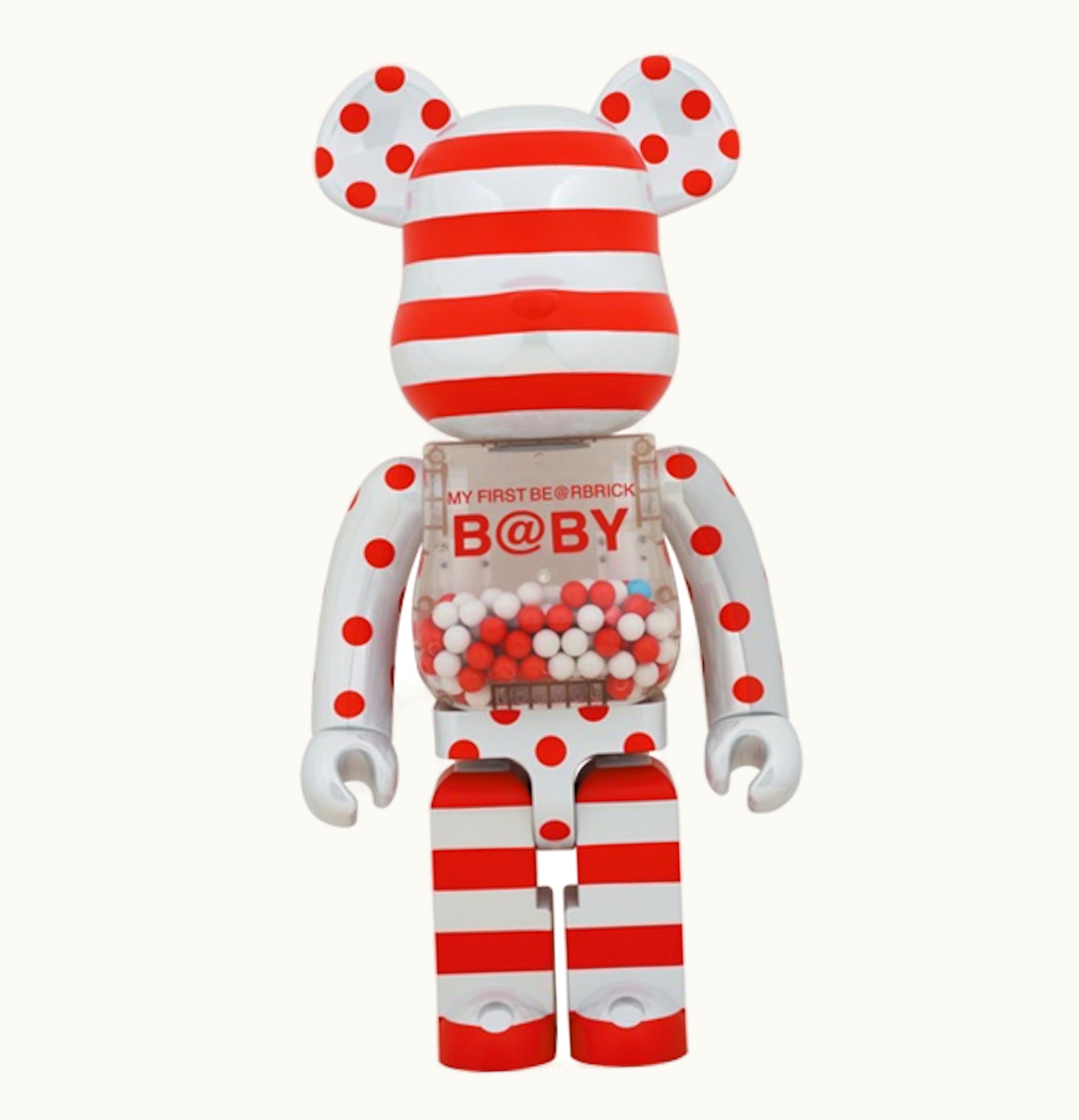 Bearbrick Bearbrick My First Baby 1000 Red Silver Chrome Ver