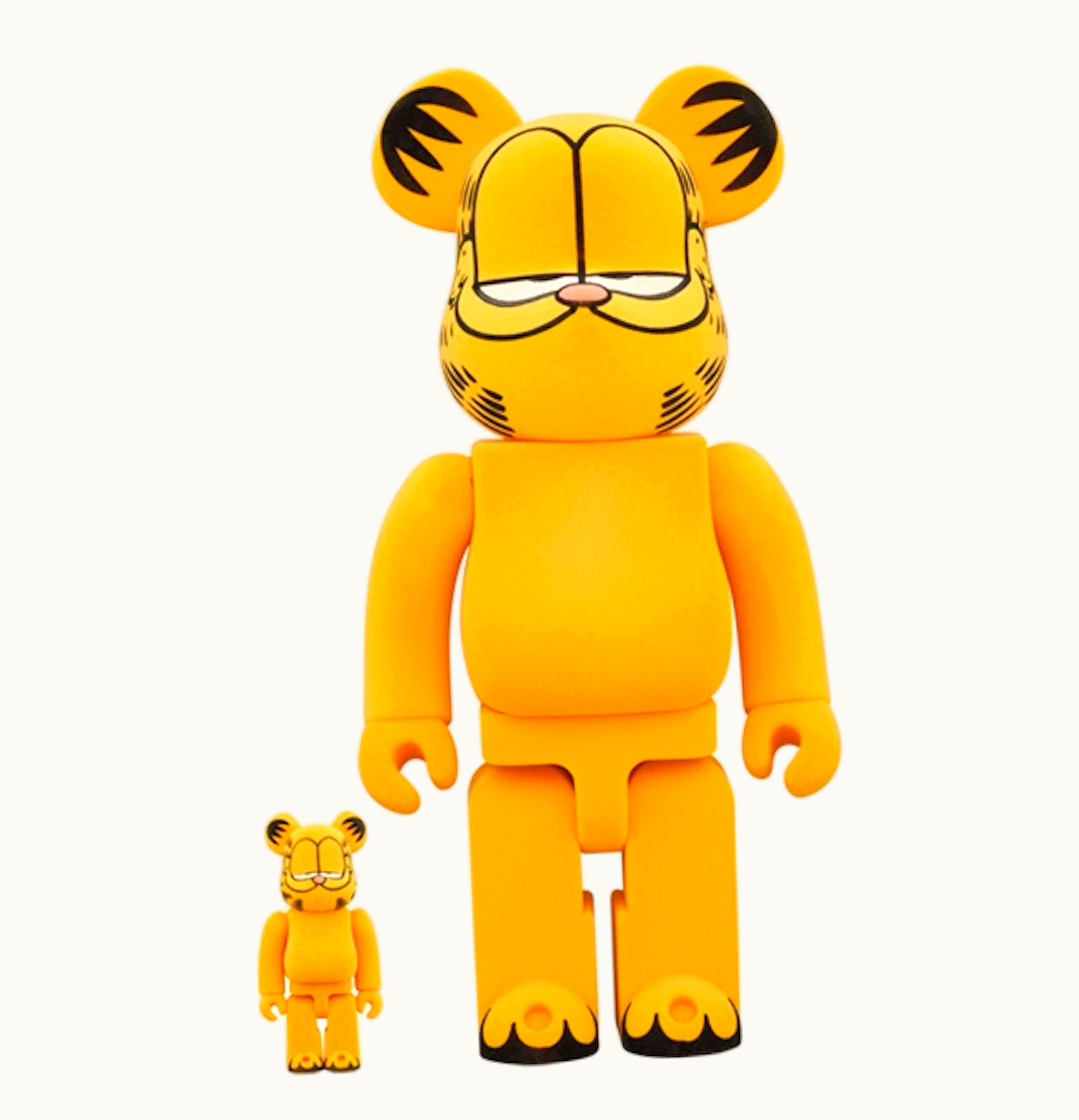Bearbrick Bearbrick X Garfield Flocky Ver 100 400 Set