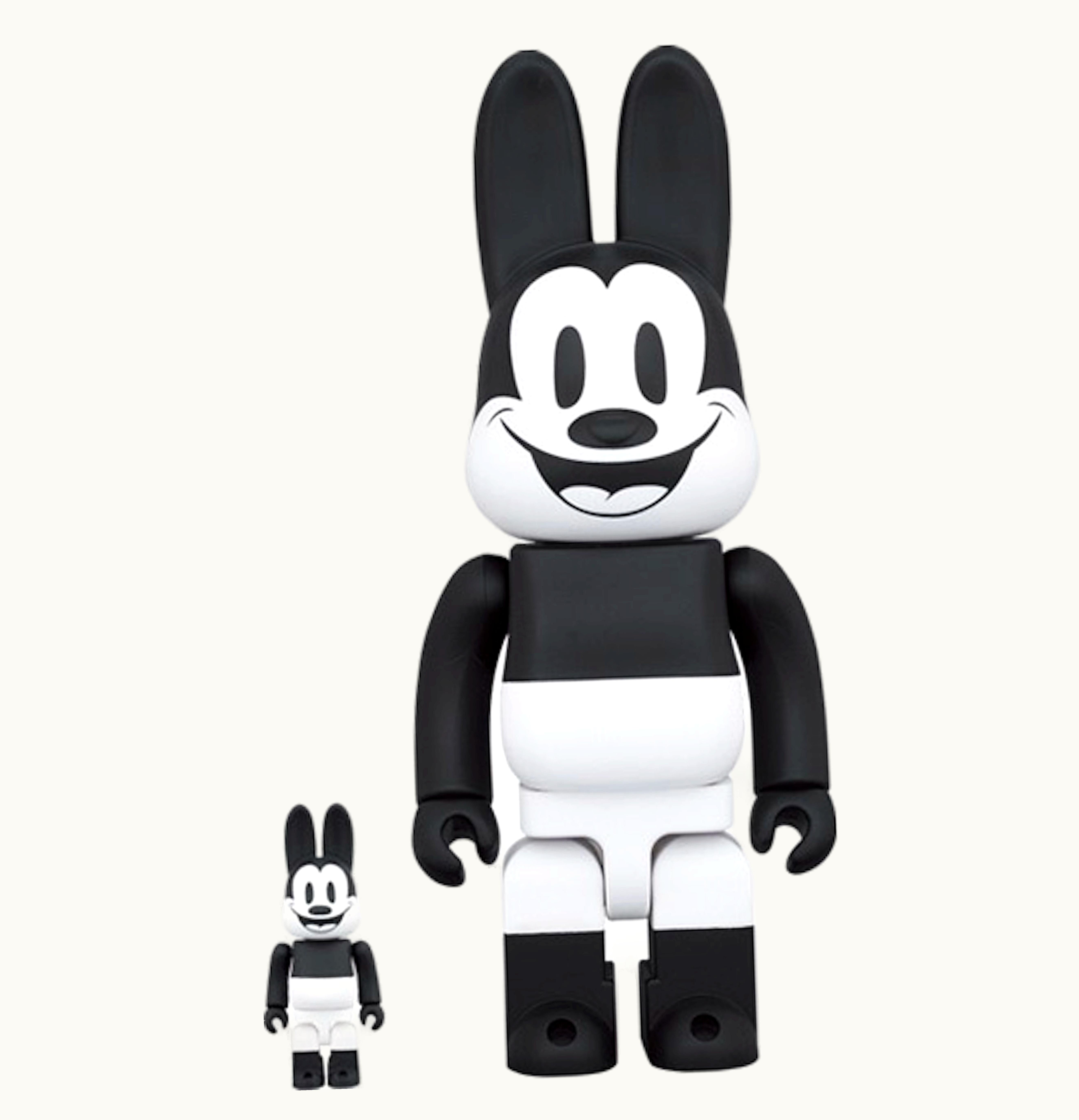 Bearbrick Bearbrick Rabbrick X Disney Oswald The Lucky Rabbit 100 400 Set