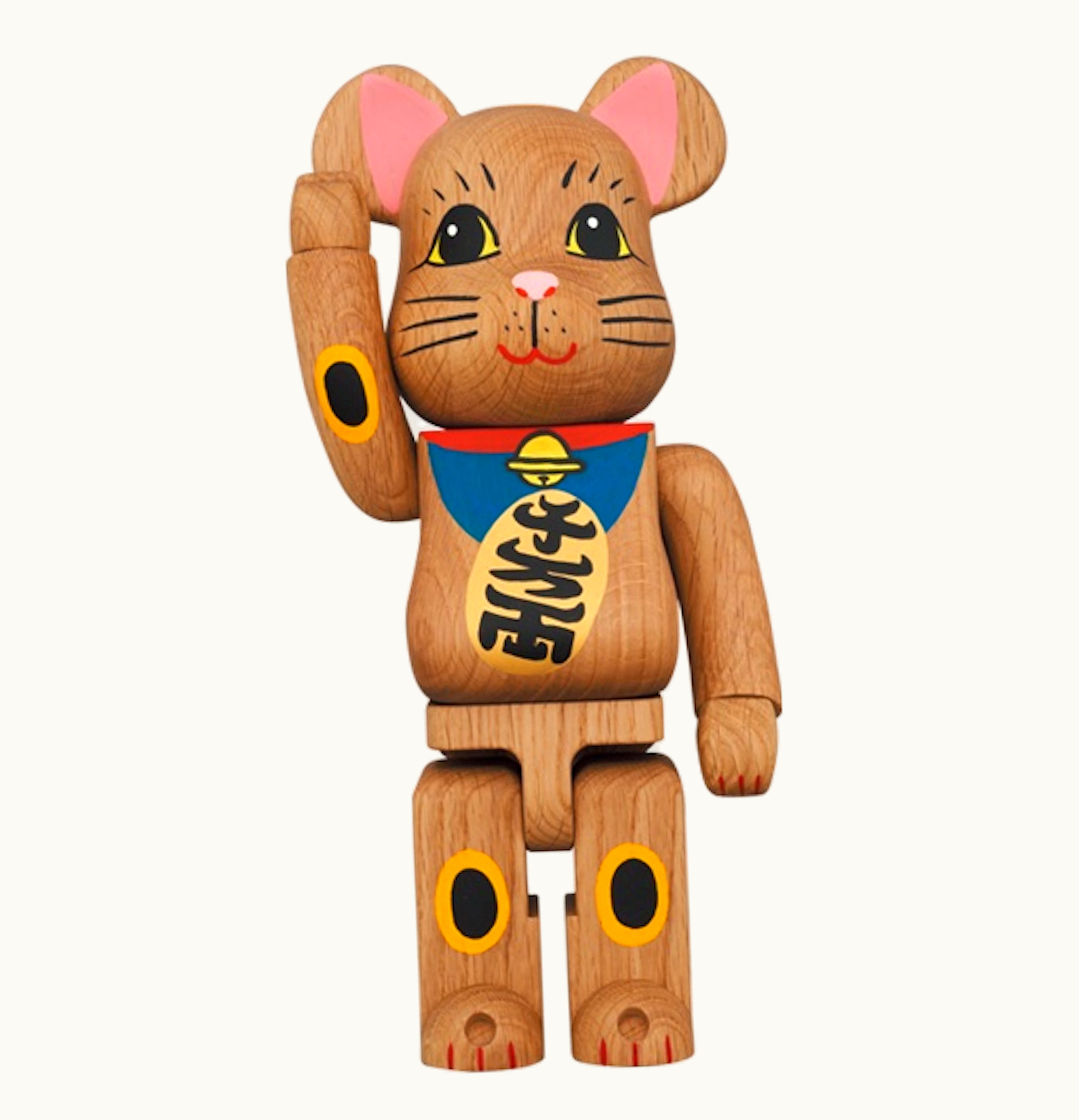 Bearbrick Bearbrick Karimoku Maneki Neko 1 400 Blue