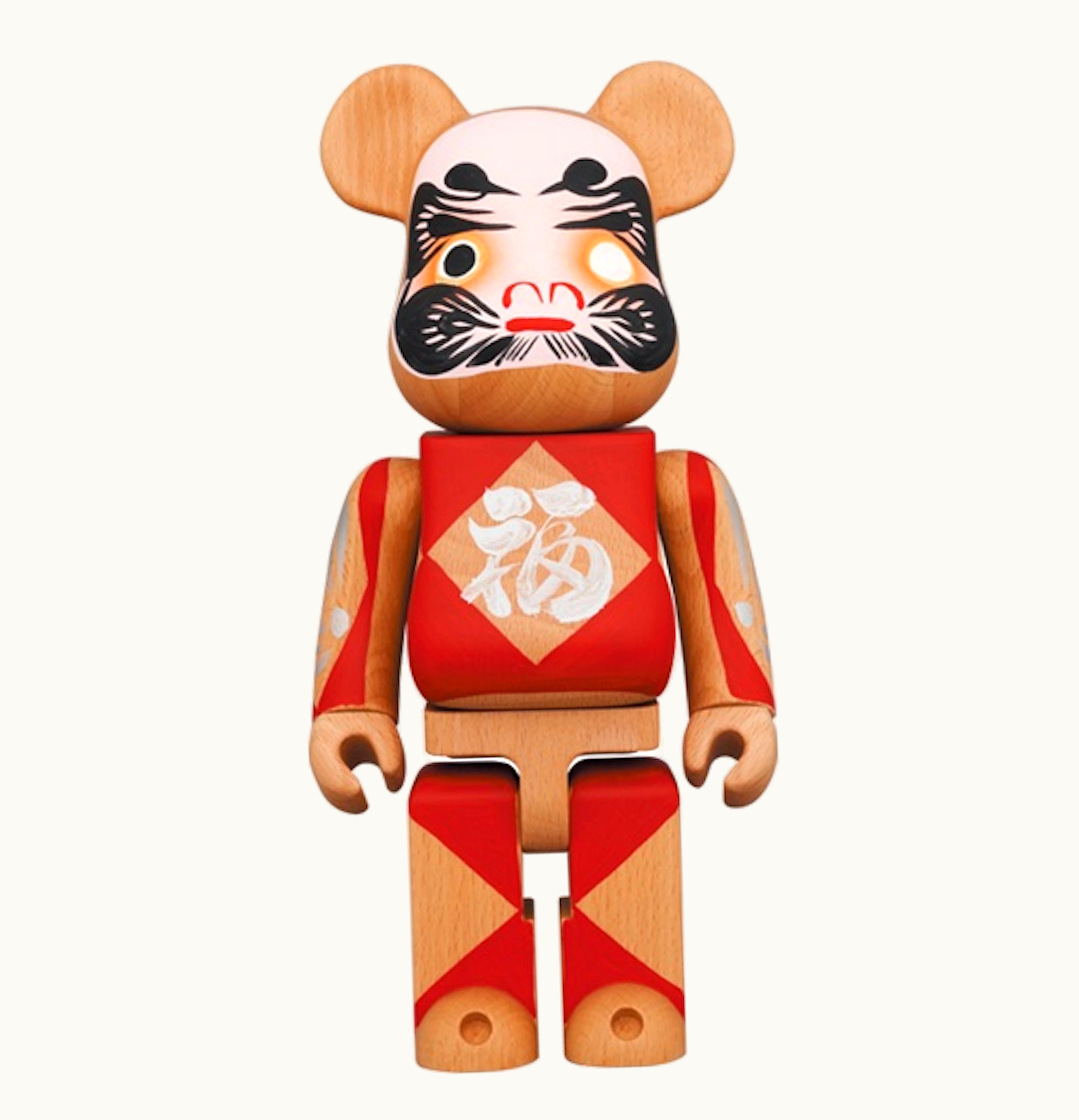 Bearbrick Bearbrick Karimoku Daruma San 400 Silver