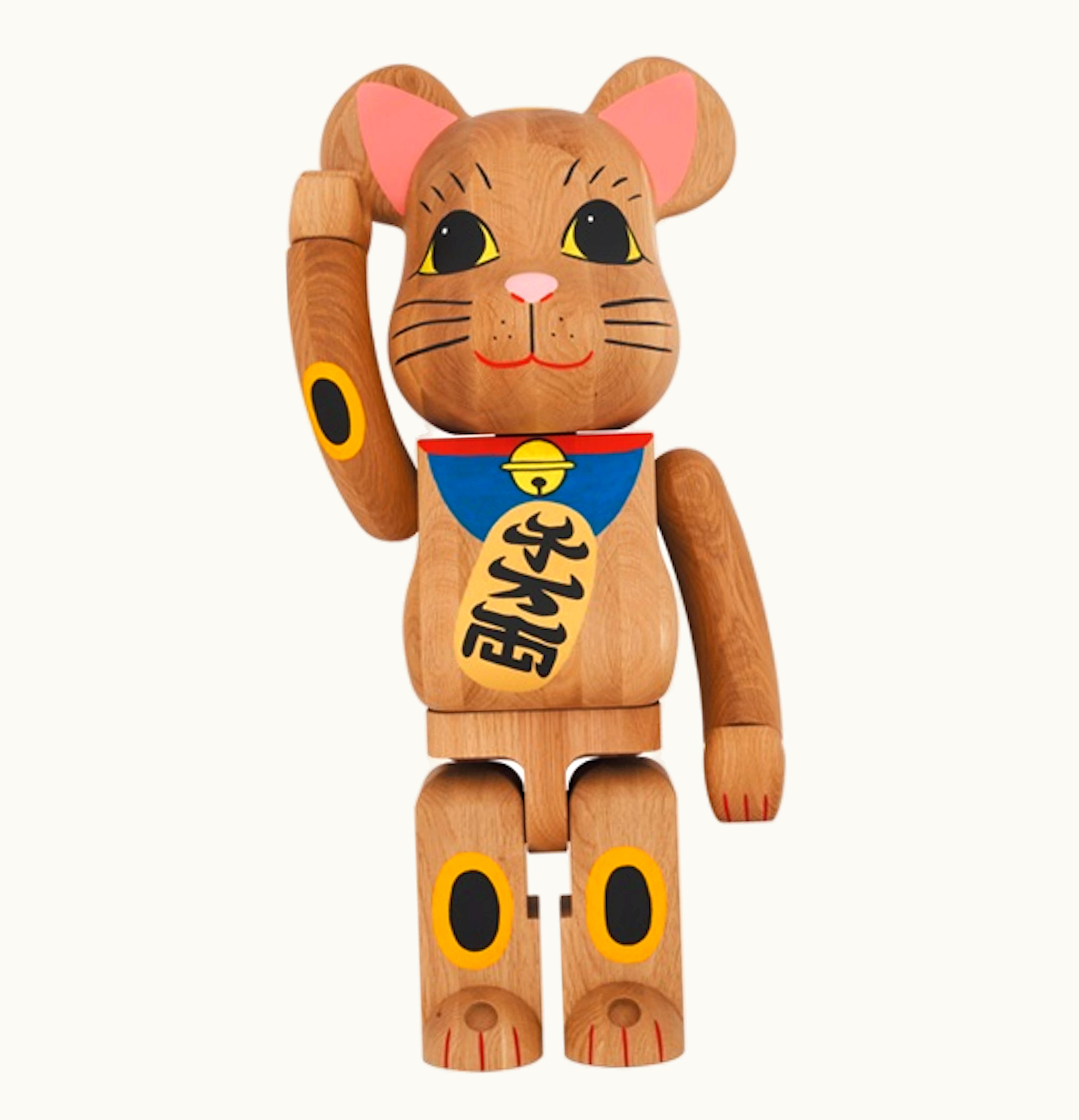 Bearbrick Bearbrick Karimoku Maneki Neko 1 1000 Blue