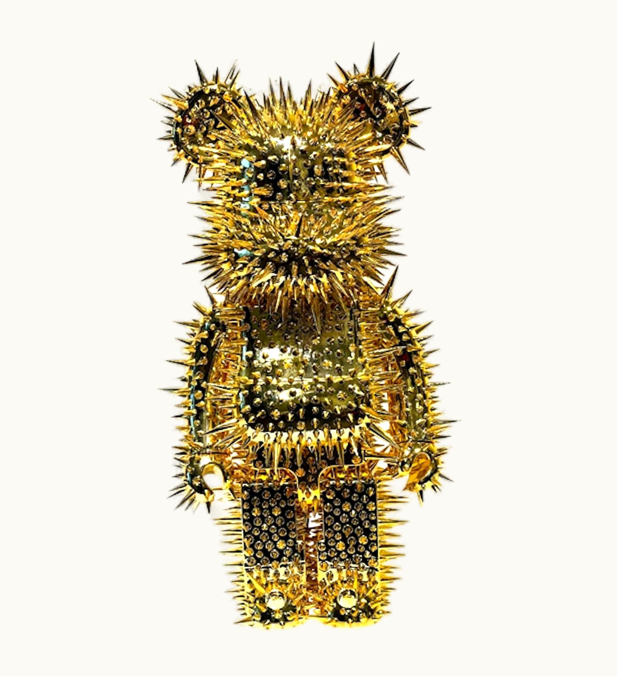 Bearbrick Bearbrick X Shinsuke Ikeuchi Spike 3 1000 Gold