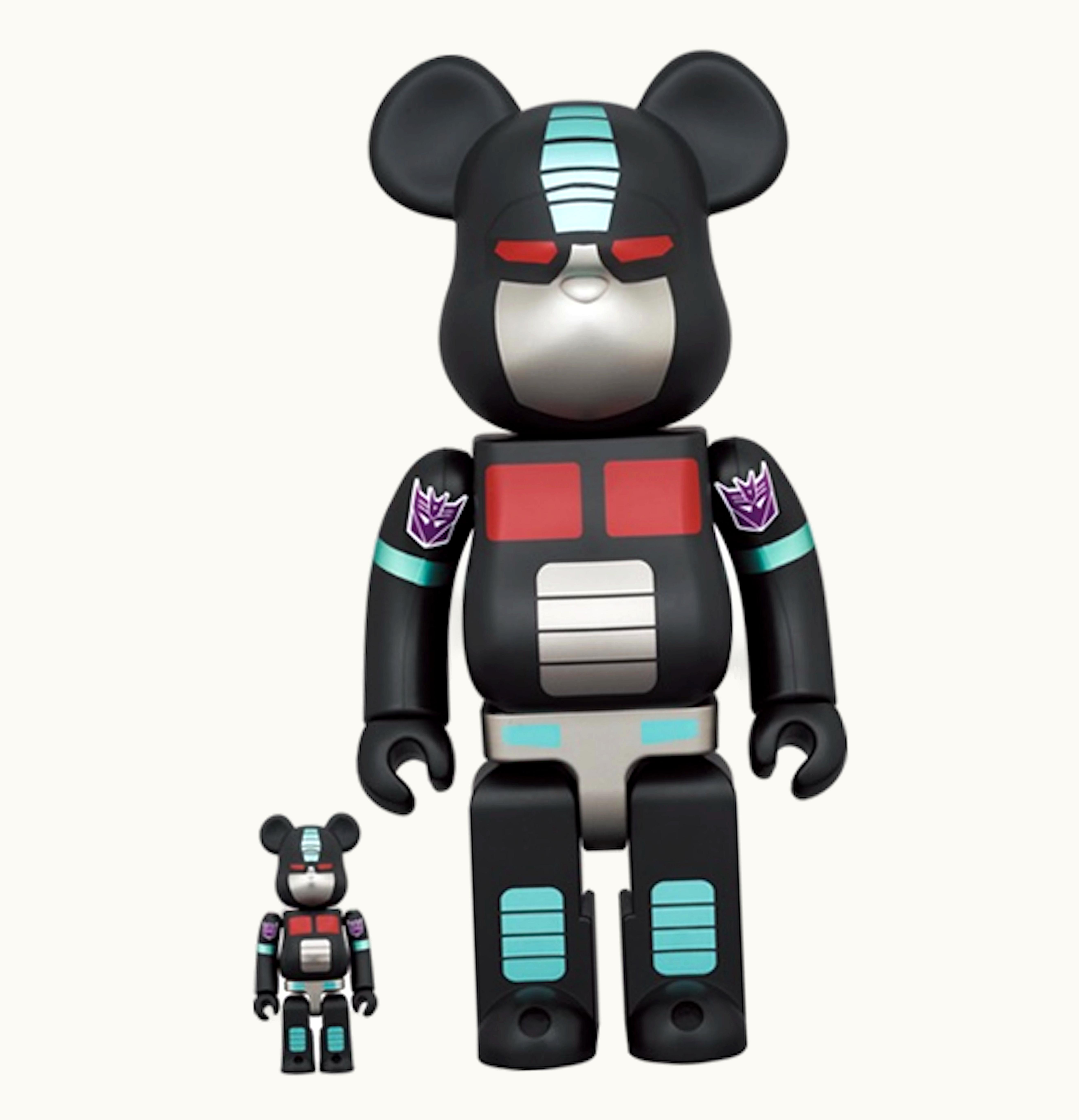 Bearbrick Bearbrick X Transformers Nemesis Prime 100 400 Set