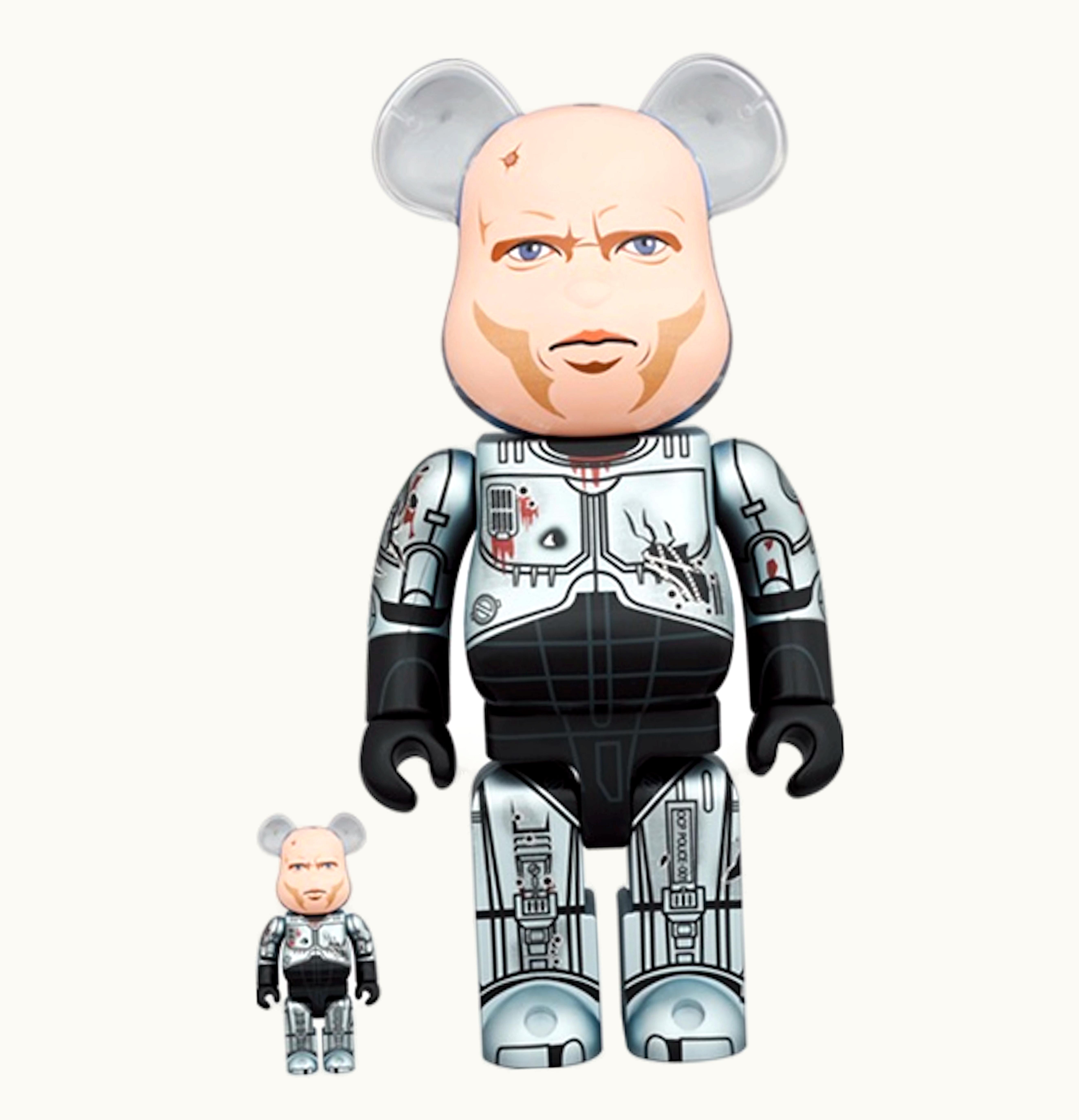 Bearbrick Bearbrick Robocop Murphy Head Ver 100 400 Set