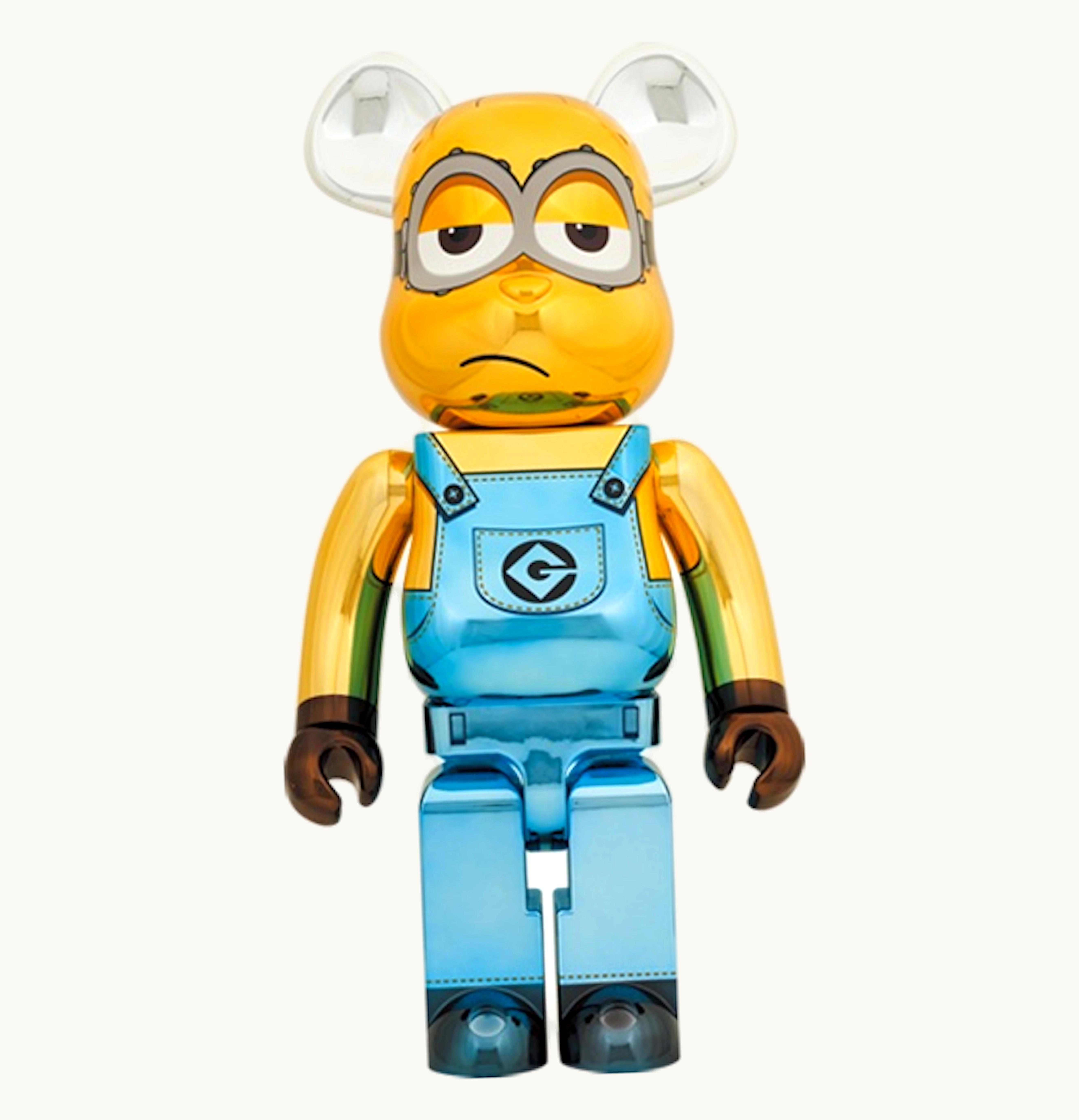 Bearbrick Bearbrick X Minions Kevin Chrome Ver 1000