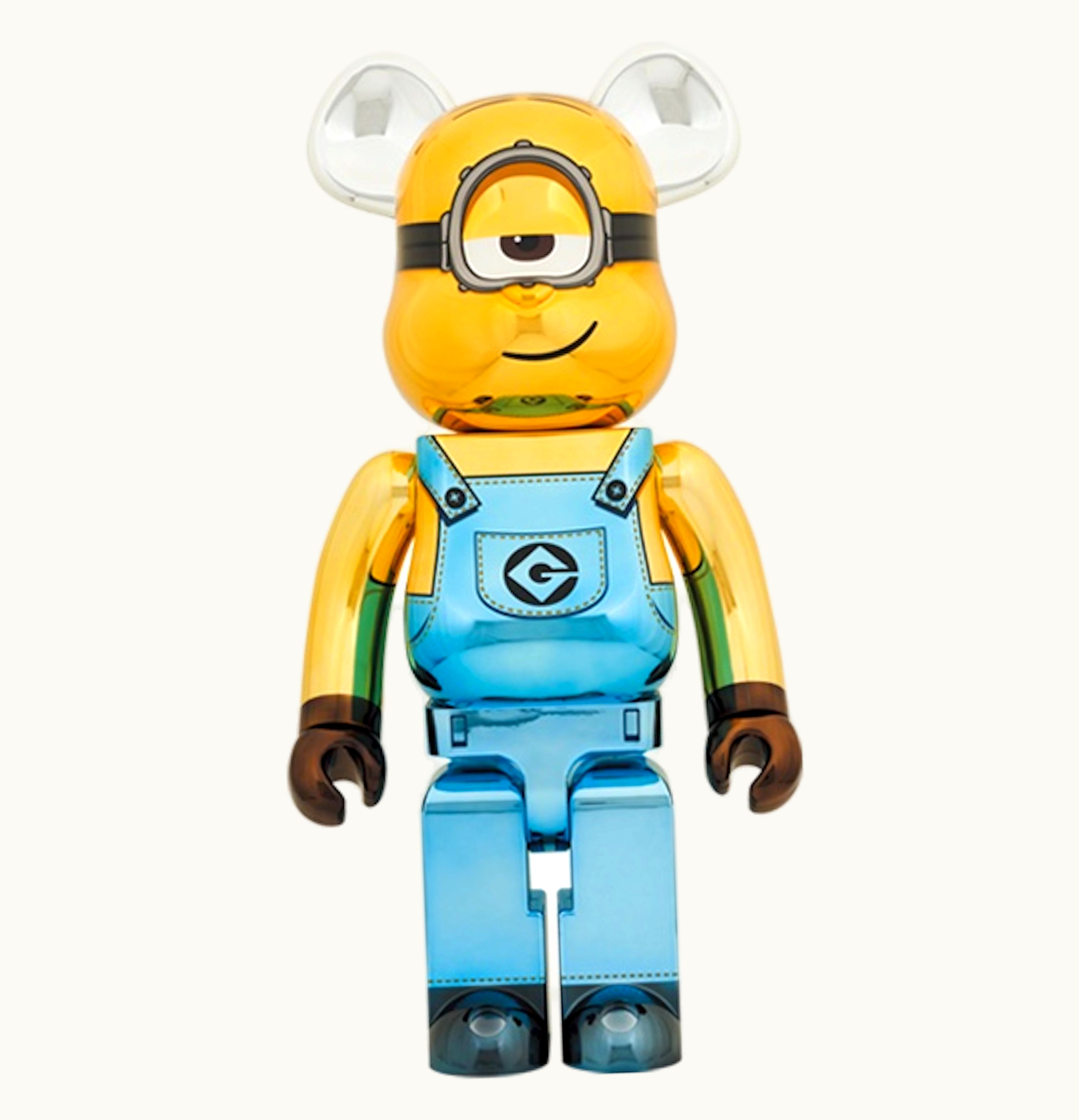 Bearbrick Bearbrick X Minions Stuart Chrome Ver 1000