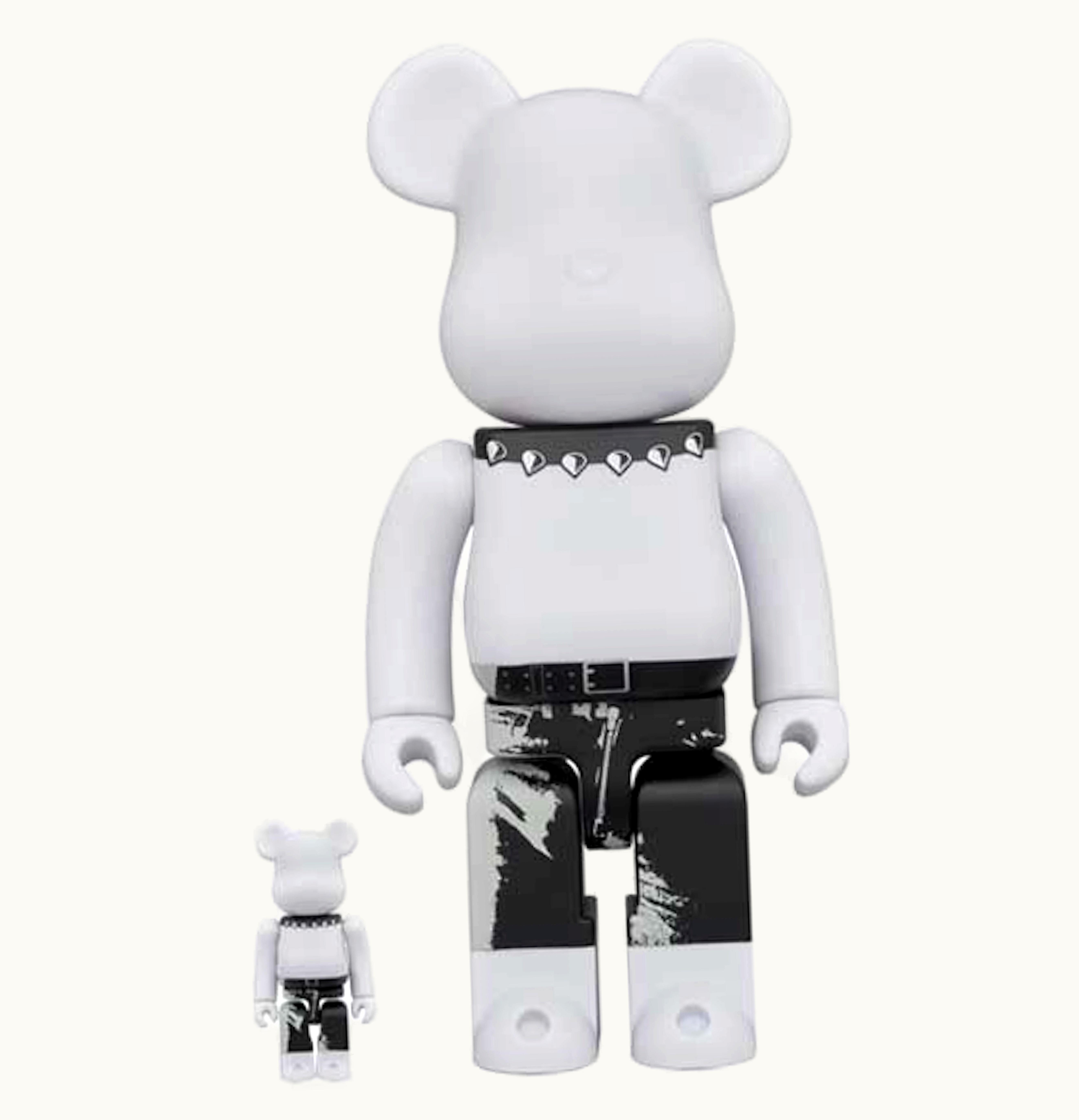 Bearbrick Bearbrick X Andy Warhol X The Rolling Stones Sticky Fingers 100 400 Set