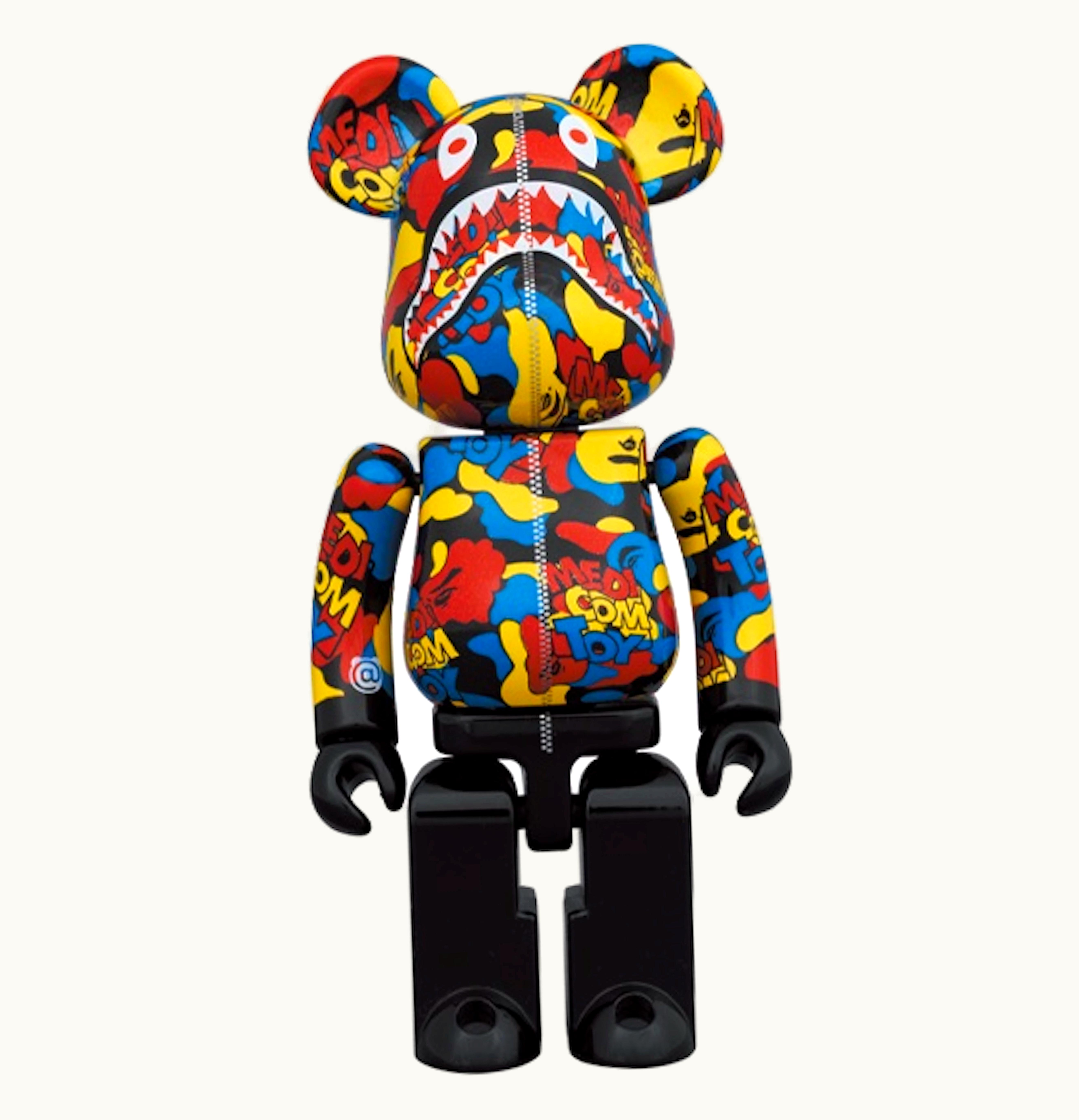 Bearbrick Bearbrick X BAPE Medicom Toy Camo Shark Chogokin 200