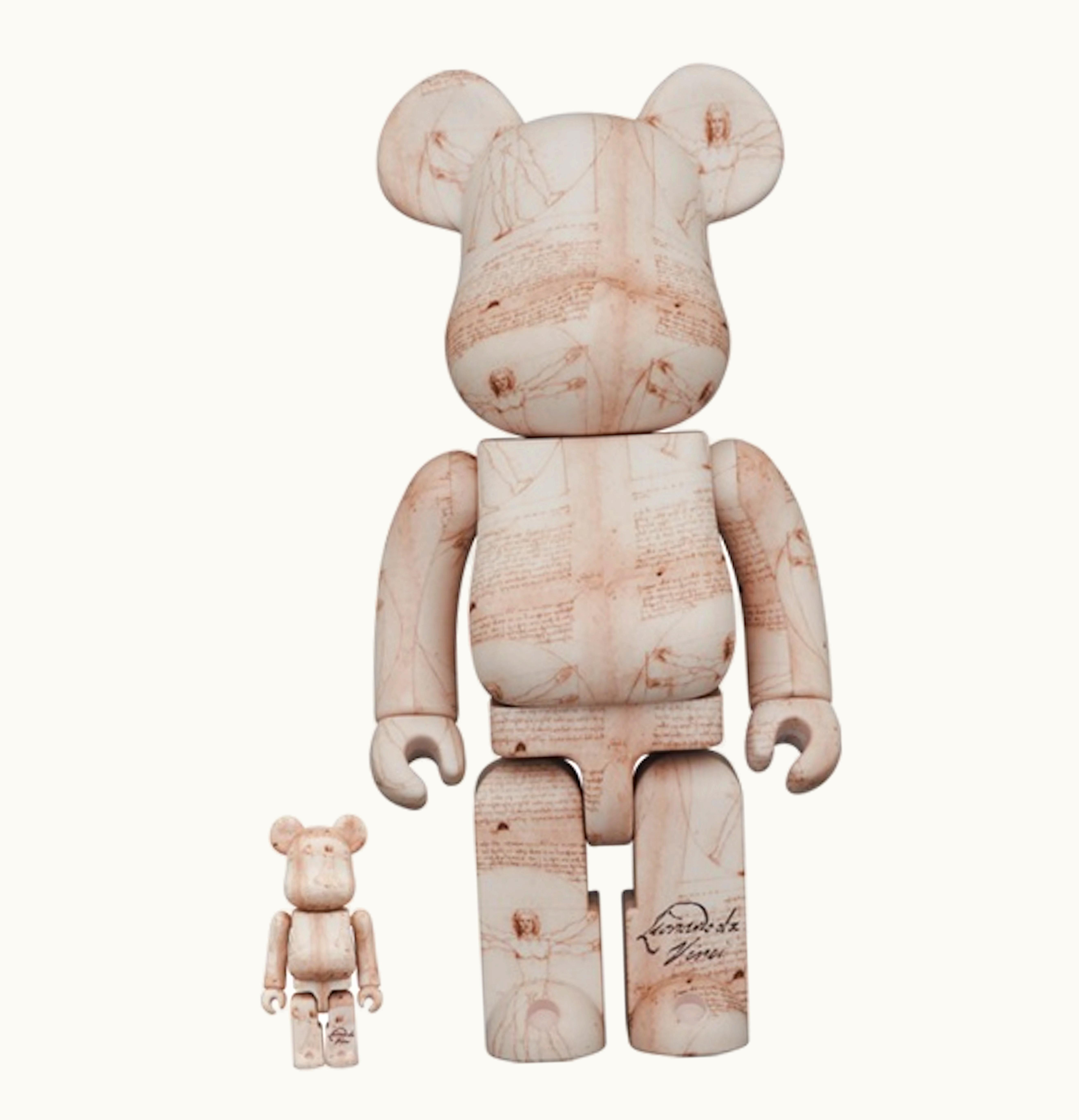 Bearbrick Bearbrick Leonardo Da Vinci Vitruvian Man 100 400 Set