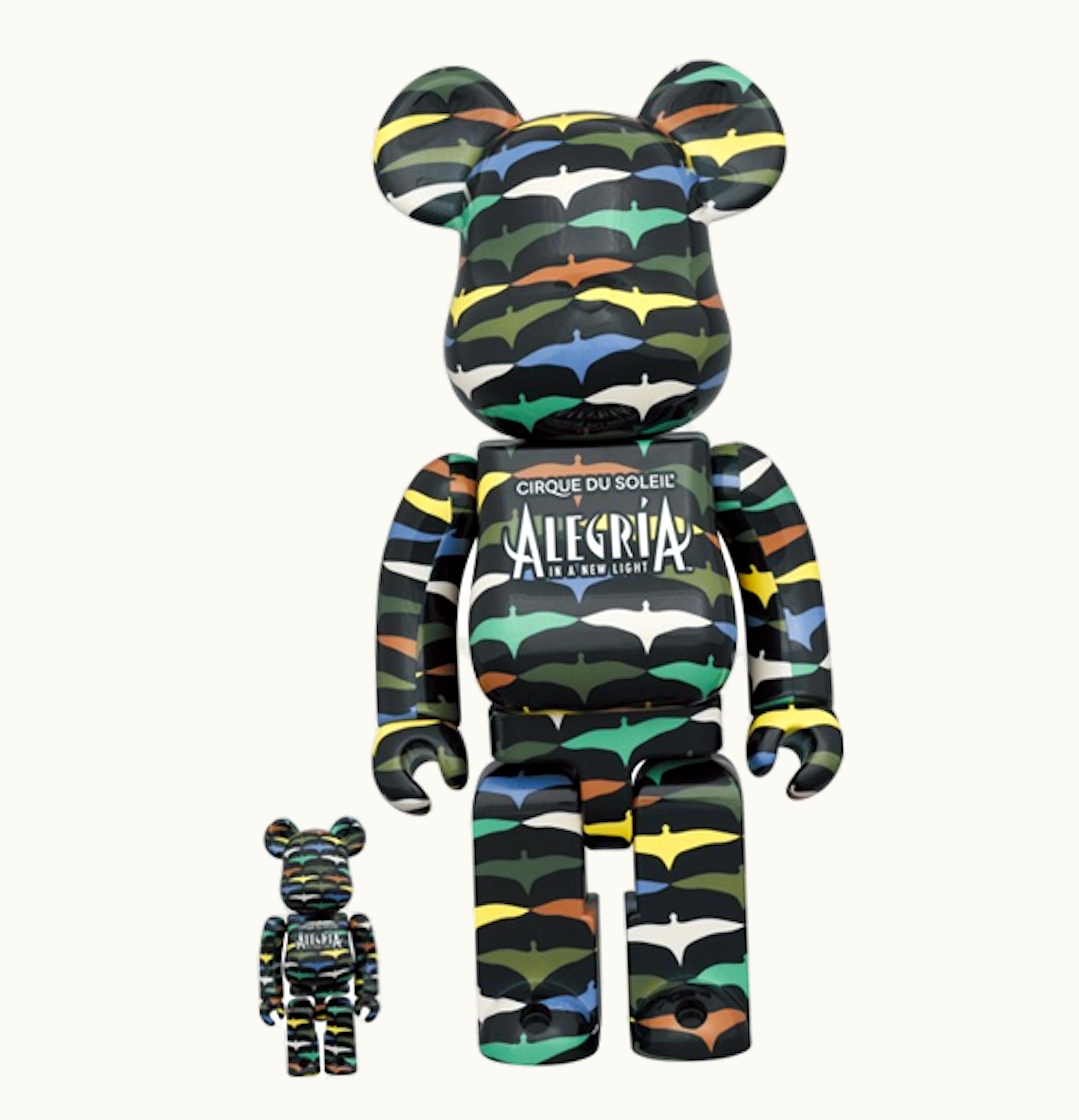 Bearbrick Bearbrick X Cirque Du Soleil Alegria In A New Light 100 400 Set