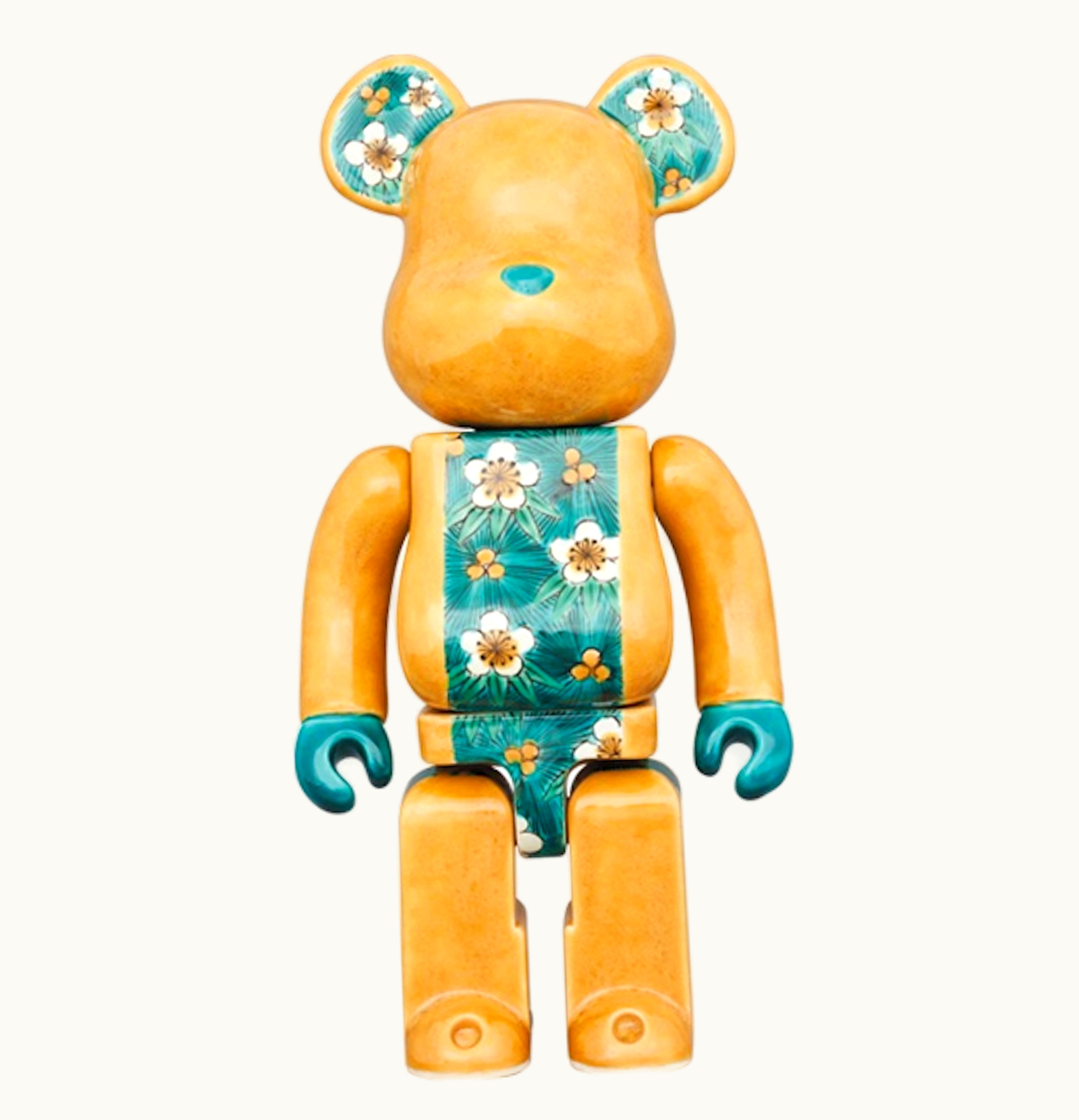Bearbrick Bearbrick Kutani Craftsman Topaz Color Magnetic Color Three Friends 400