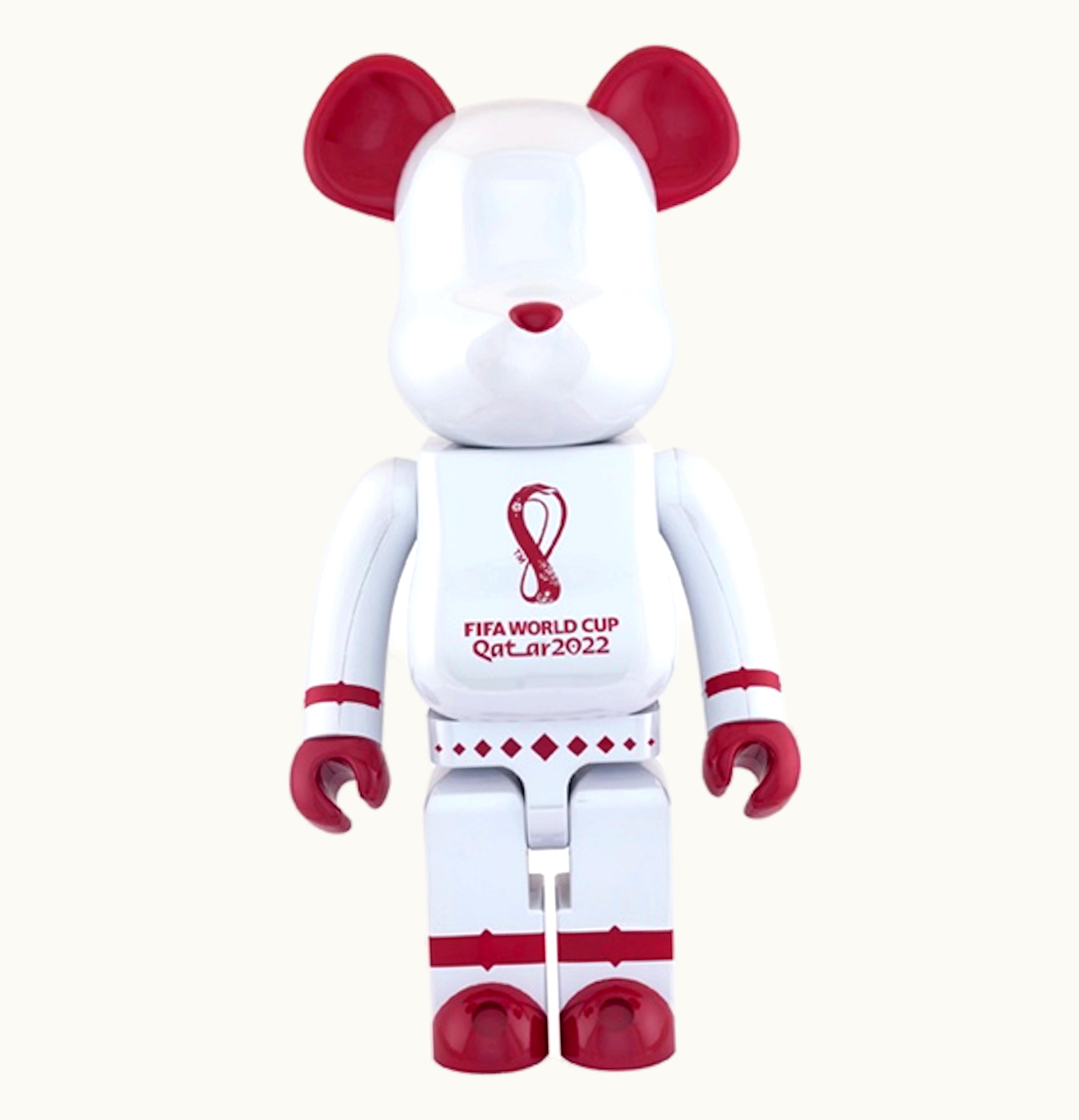 Bearbrick Bearbrick x FIFA World Cup Qatar 2022 1000 White Chrome