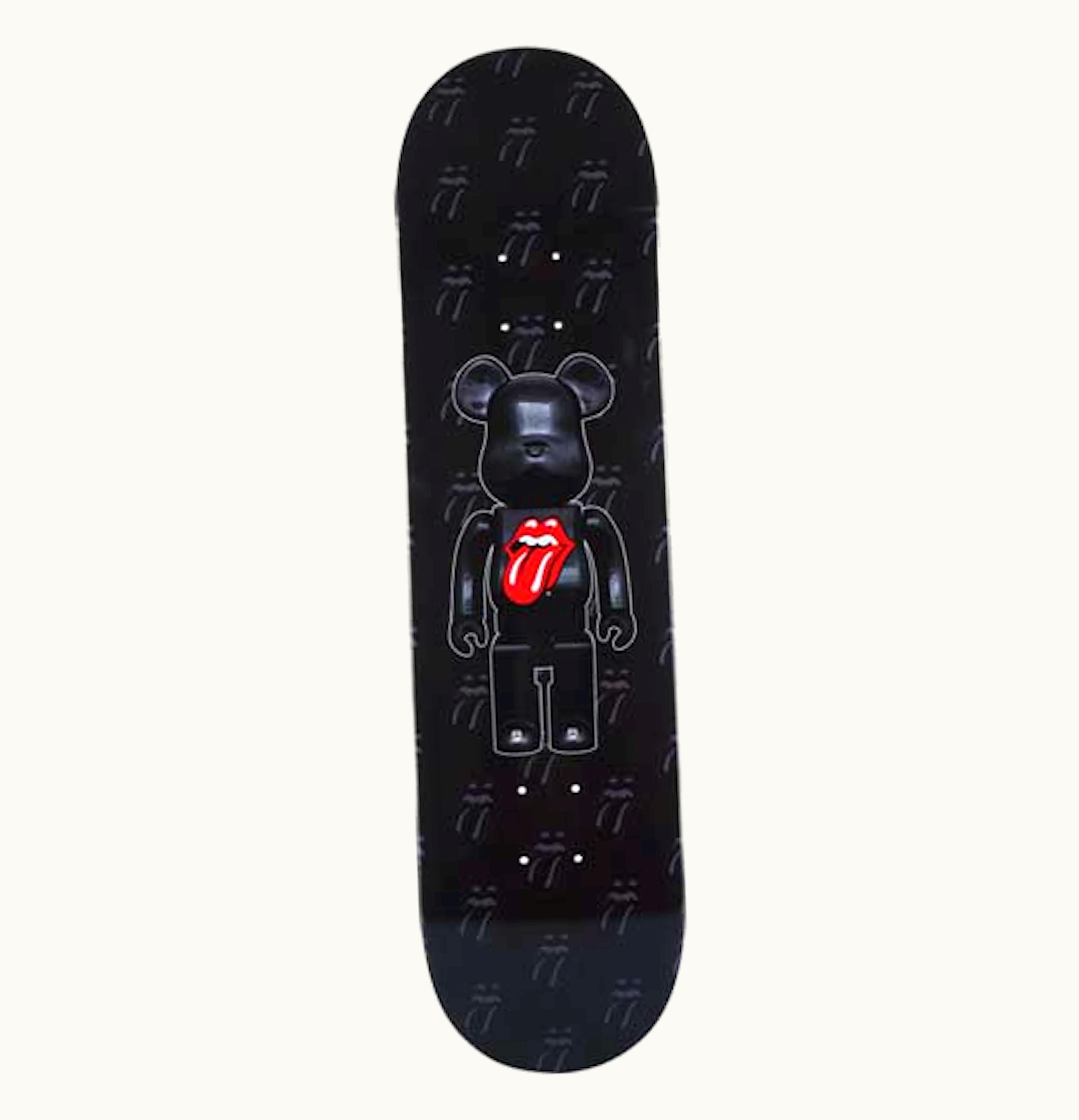 Bearbrick Bearbrick X The Rolling Stones Skateboard Deck