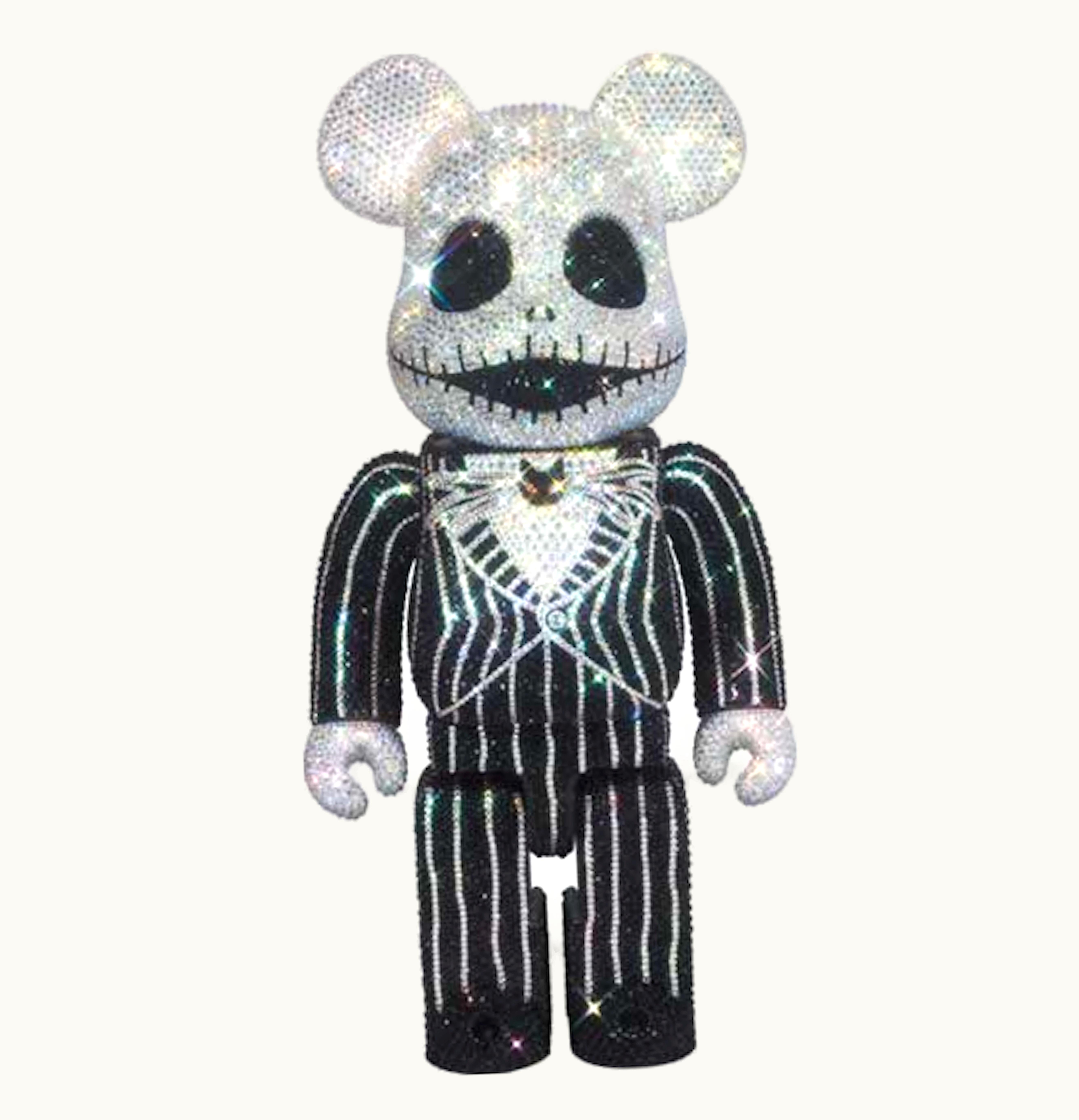 Bearbrick Bearbrick X Disney The Nightmare Before Christmas Jack Skellington Crystal Decorate 400