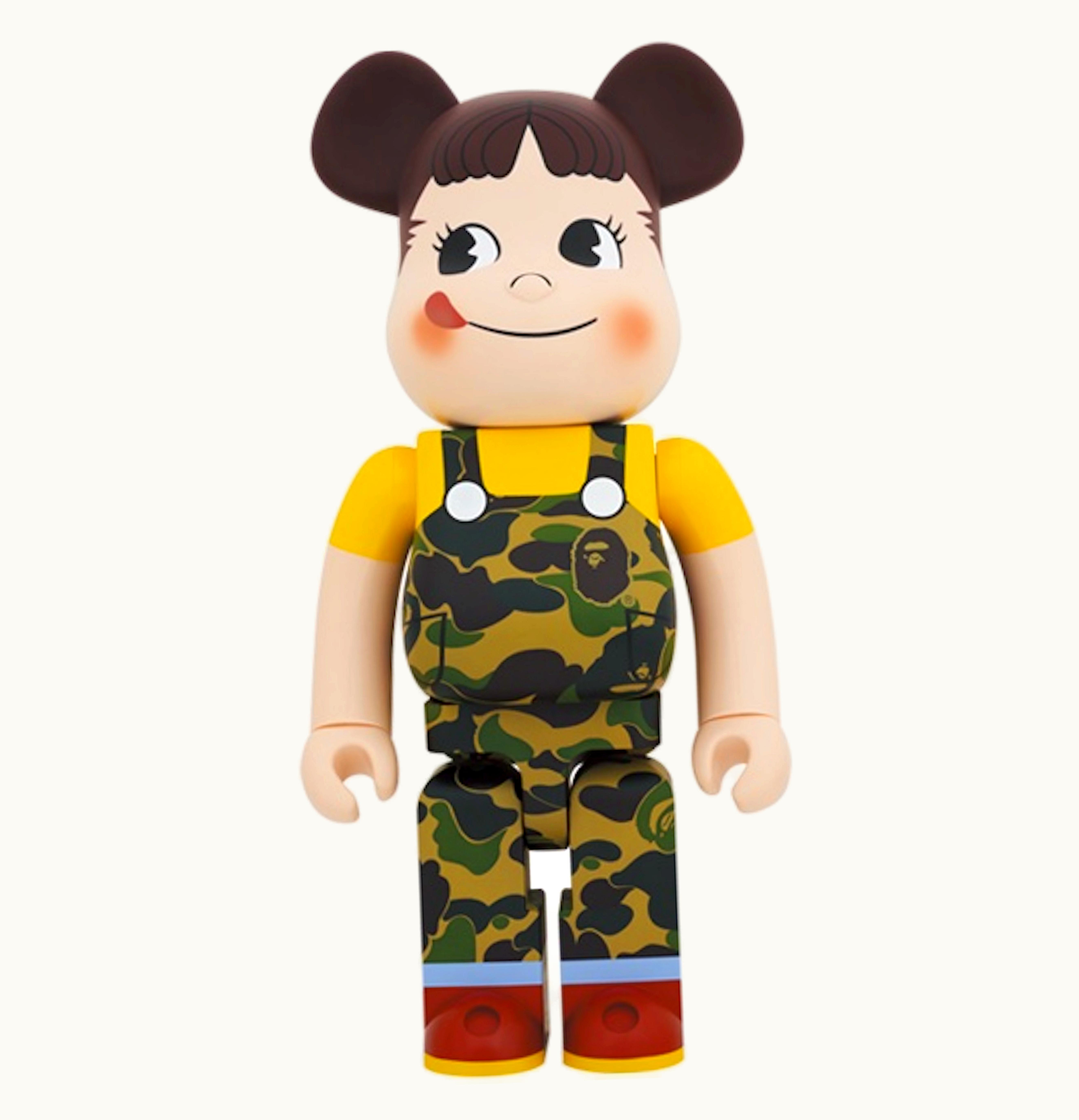 Bearbrick Bearbrick X BAPE Peko Chan 1000 Green Camo