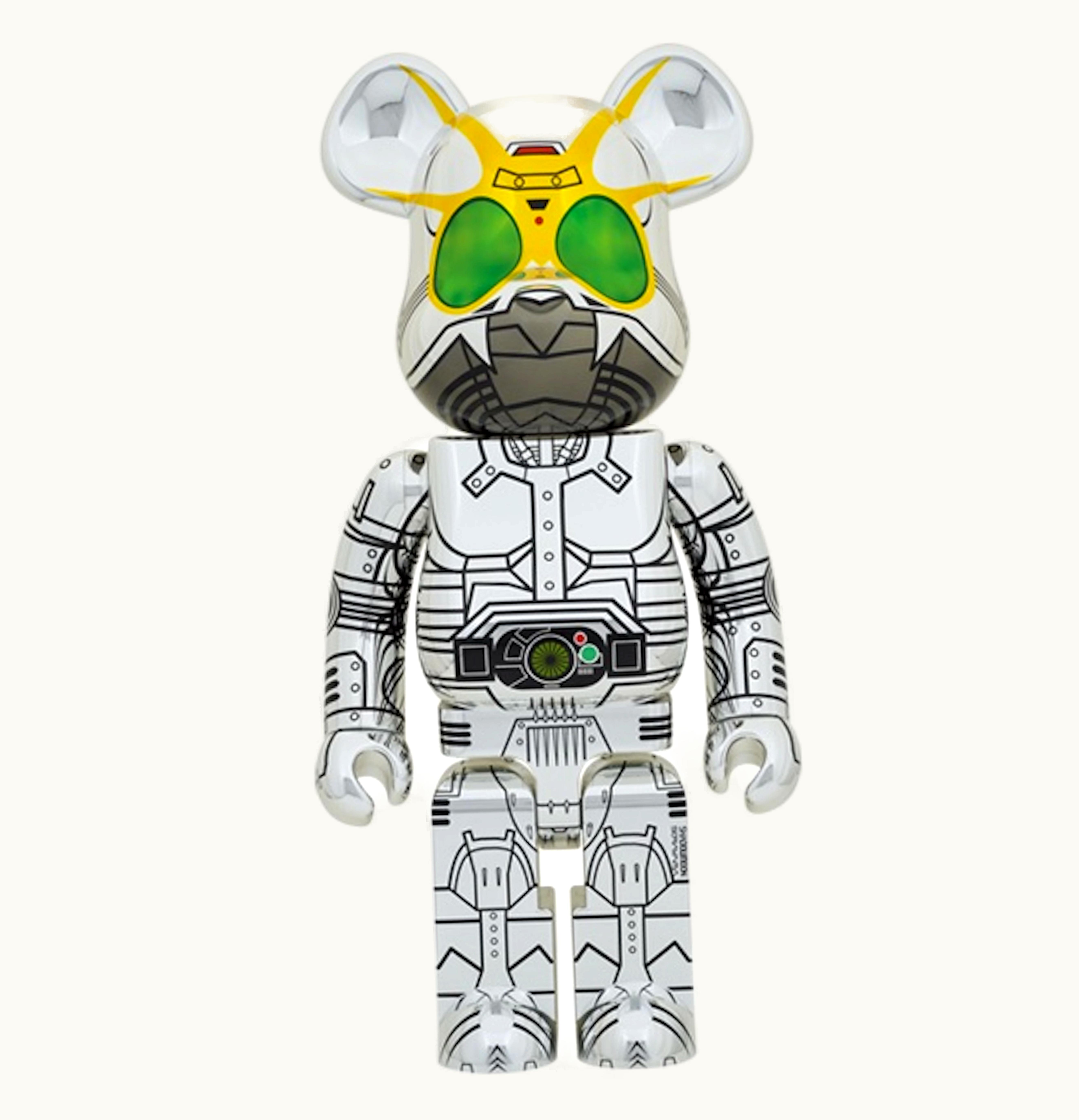 Bearbrick Bearbrick X Hajime Sorayama Shadow Moon 2g Exclusive 1000