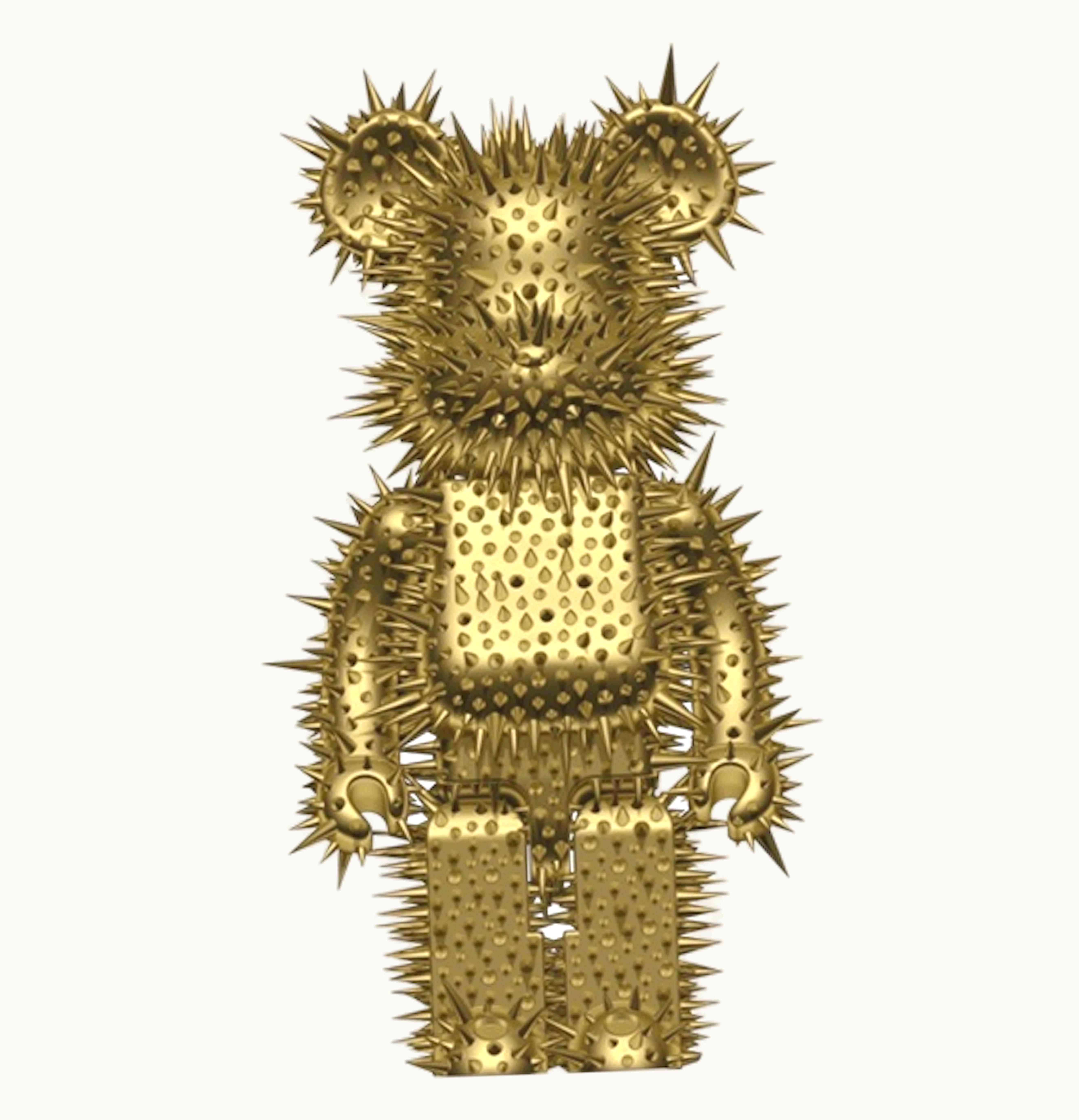 Bearbrick Bearbrick X Shinsuke Ikeuchi Spike 1000 Gold