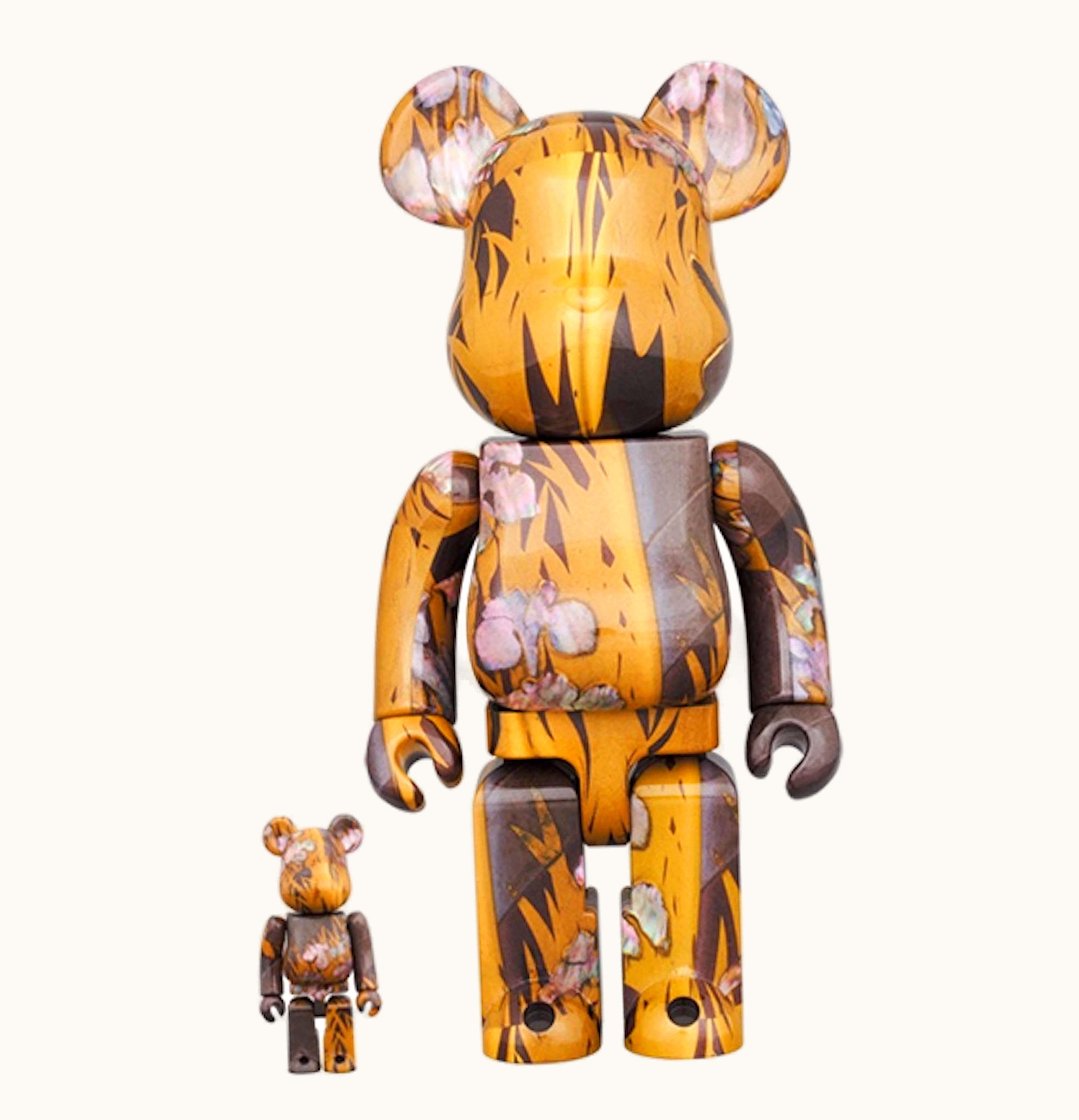 Bearbrick Bearbrick X Tokyo National Museum Korin Ogata National Treasure Yatsuhashi Makie Mother Of Pearl Inkstone Box 100 400 Set