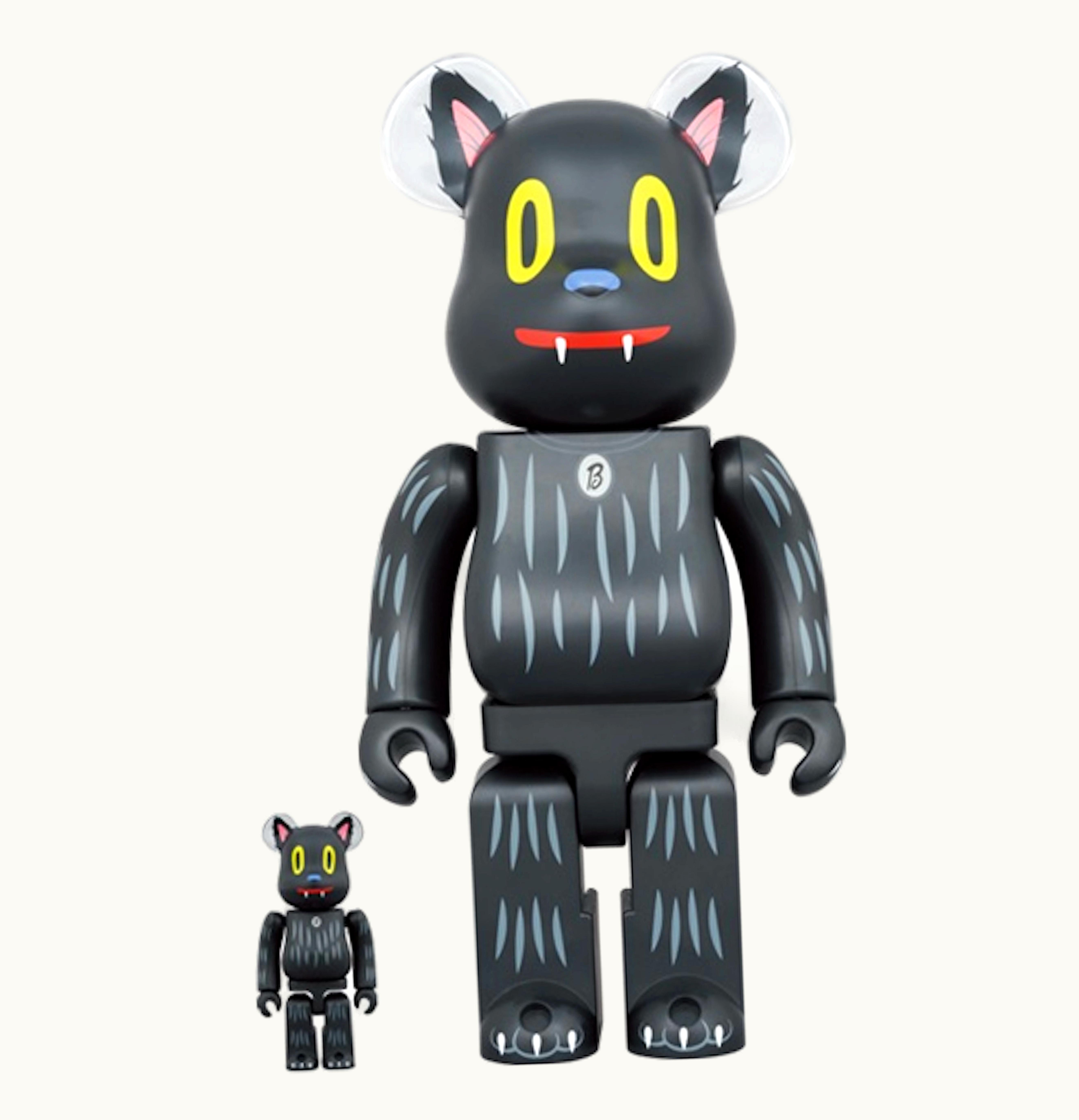 Bearbrick Bearbrick Gary Baseman Blackie The Cat 2g Exclusive 100 400 Set