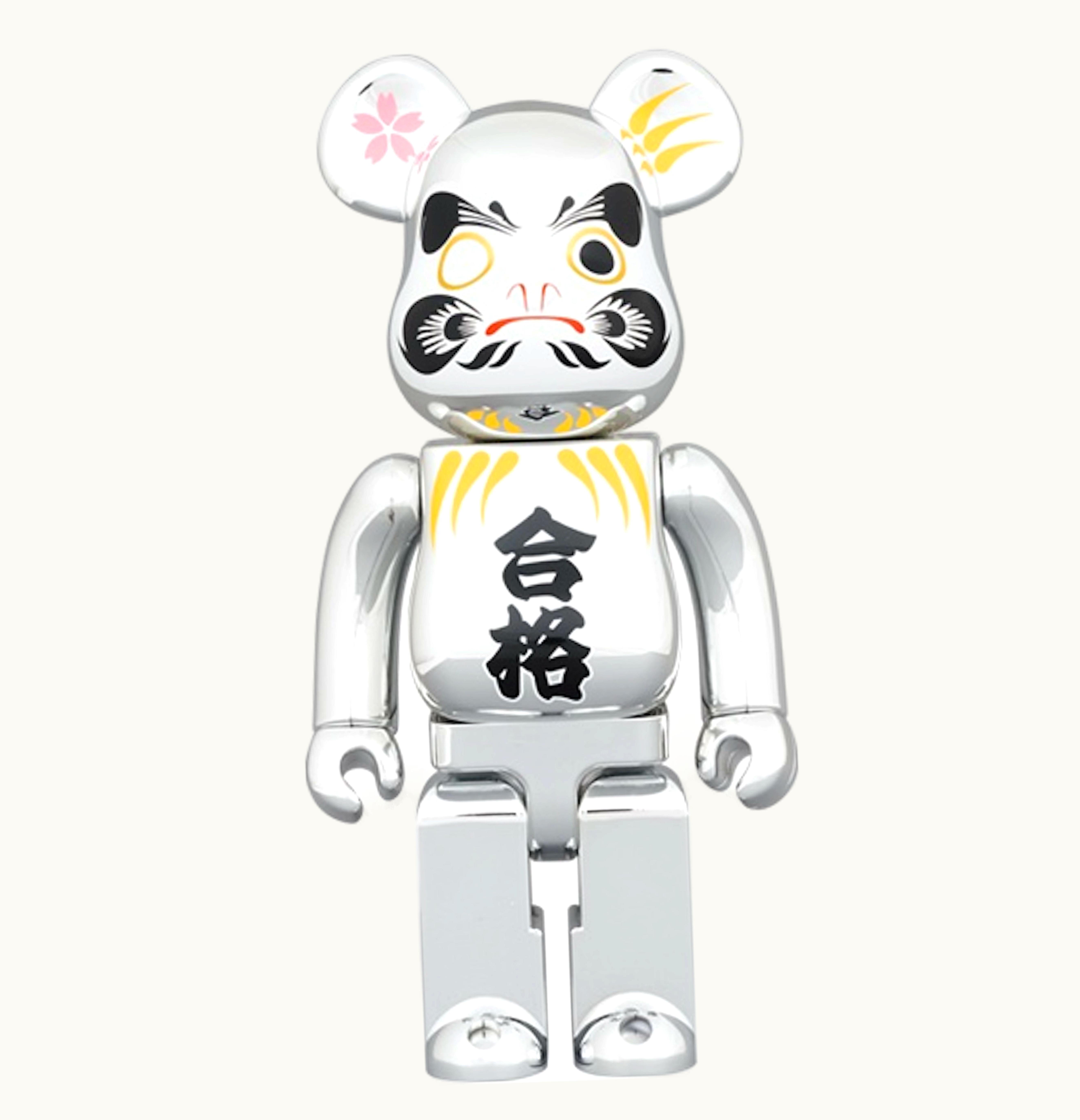Bearbrick Bearbrick Bodhidharma Passed 400 Silver Plated