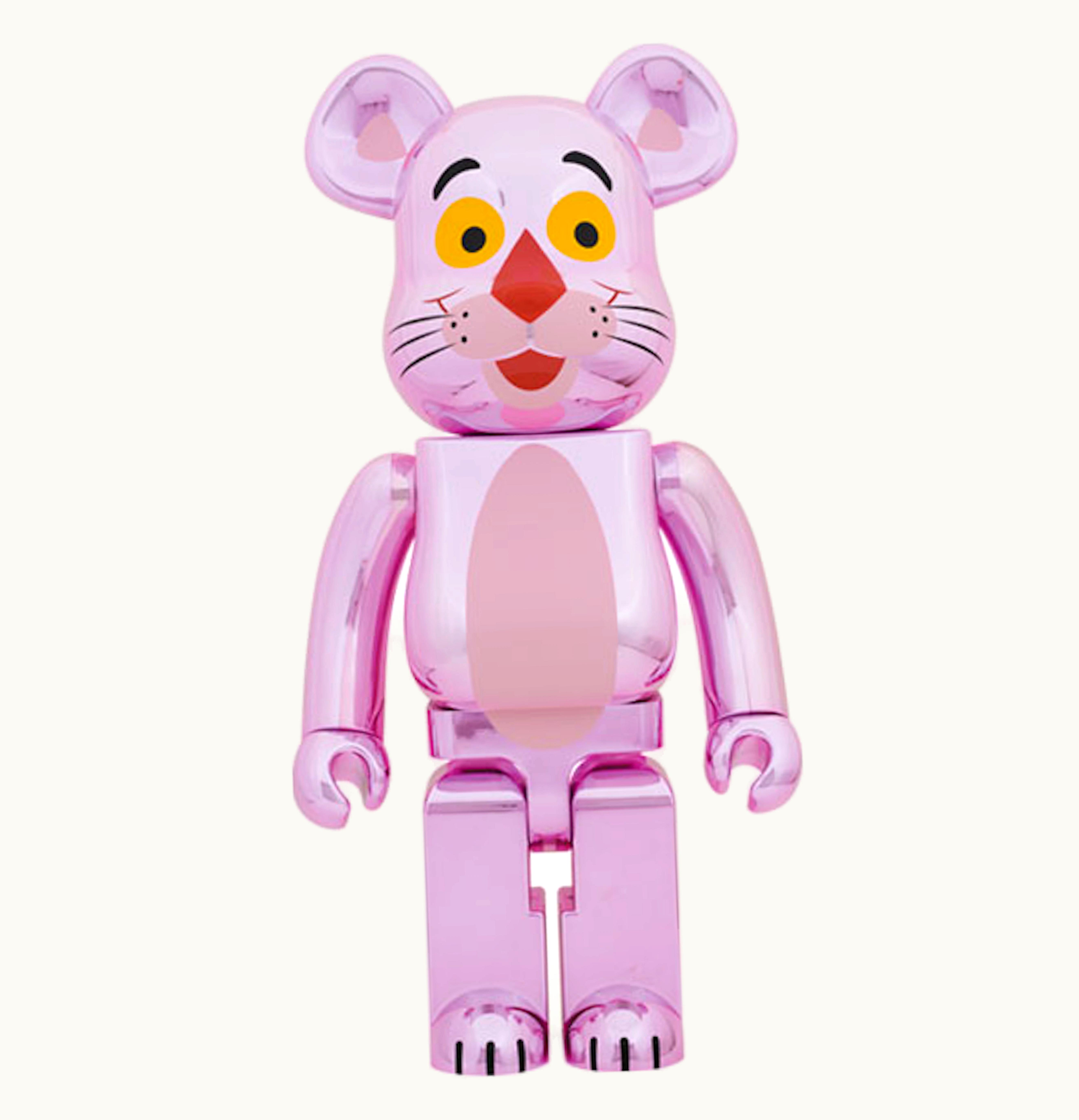 Bearbrick Bearbrick X Pink Panther 1000 Chrome Ver