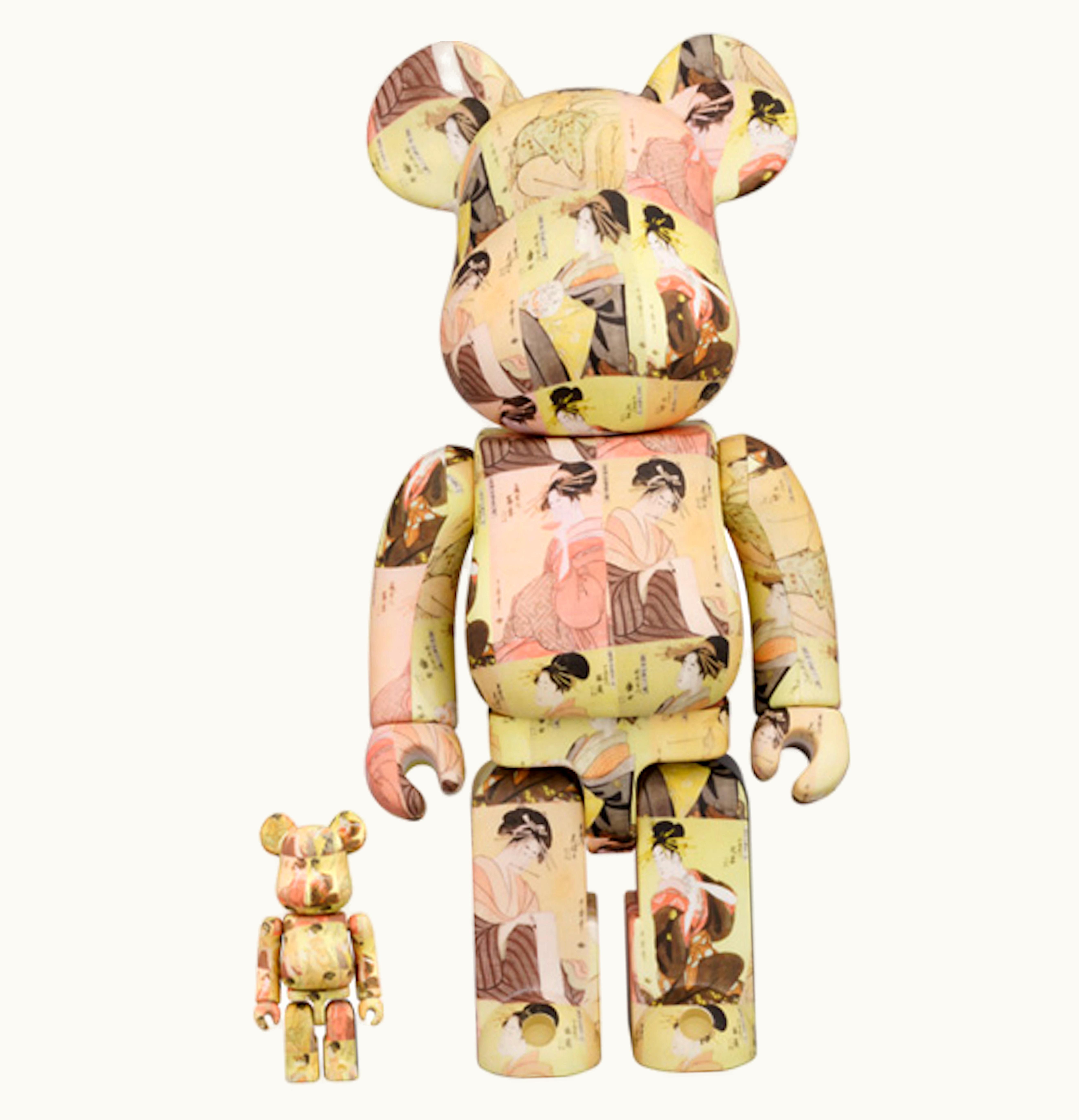 Bearbrick X The British Museum Kitagawa Utamaro Toji Zensei Bijin Zoroi 100 400 Set