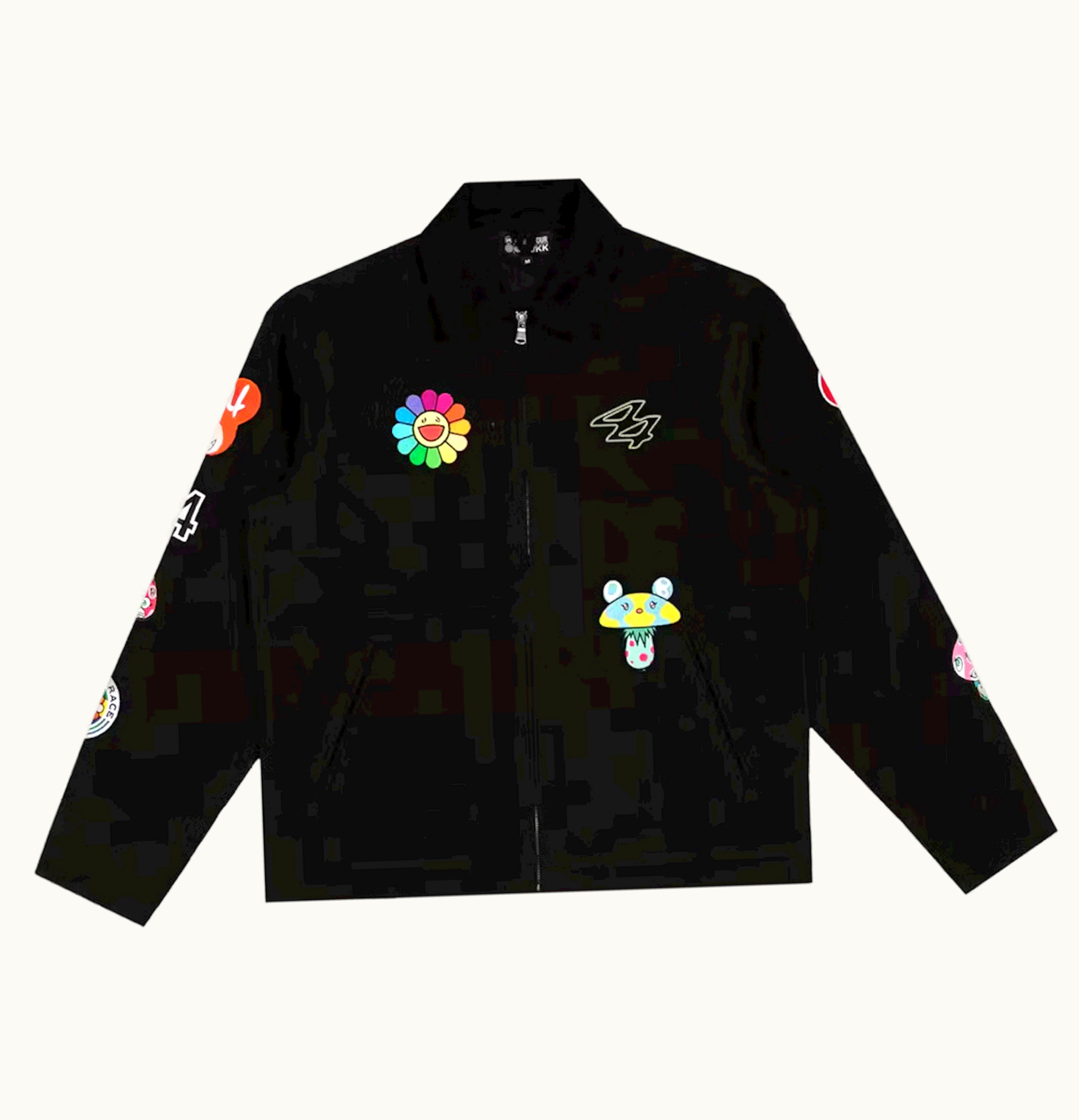 Takashi Murakami 44 Lewis Hamilton F1 Fast Trip Pit Jacket Black