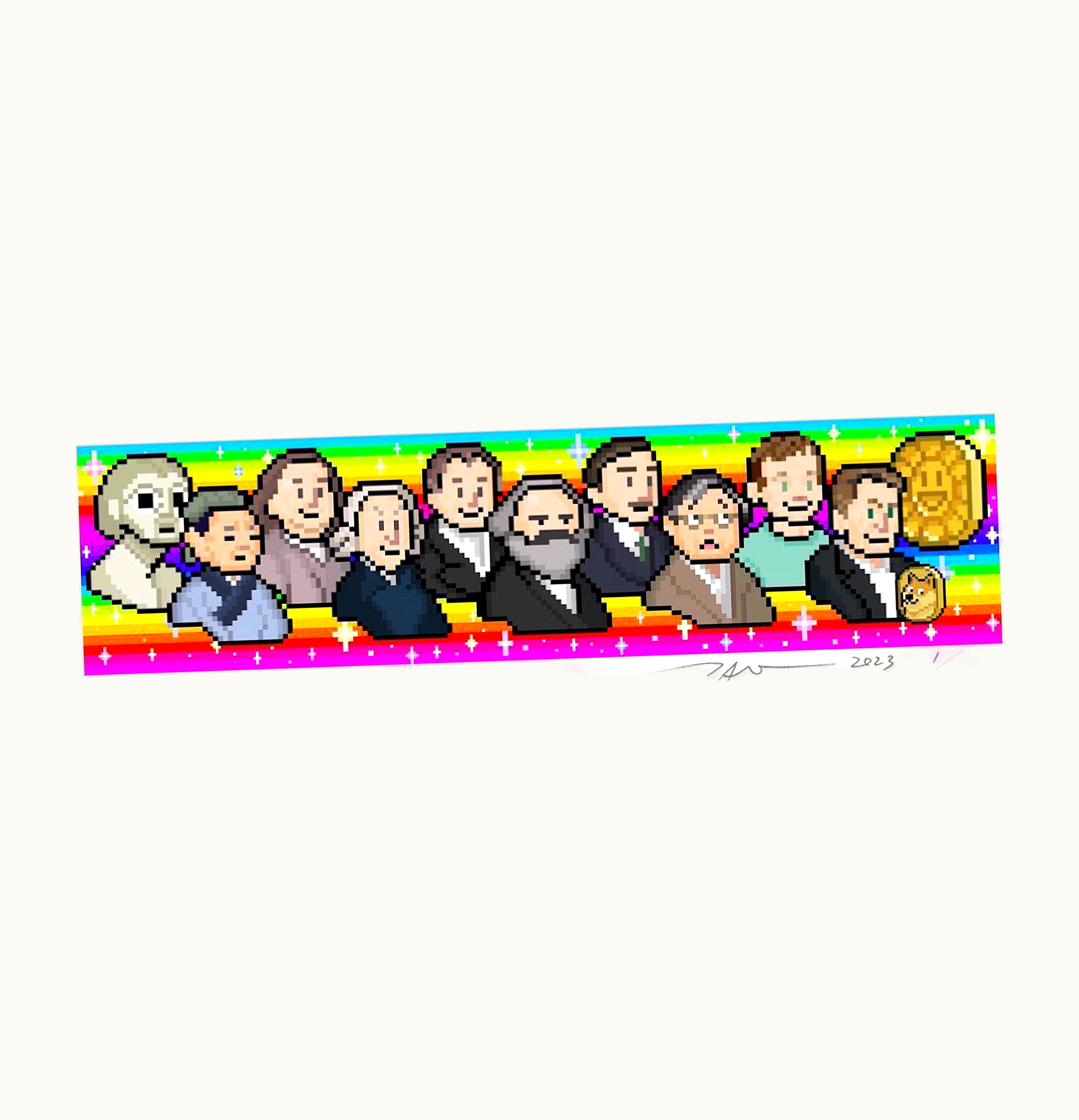 Takashi Murakami Takashi Murakami What Are the Meanings of Currency Economic Value and Such Print Signed Edition of 1285