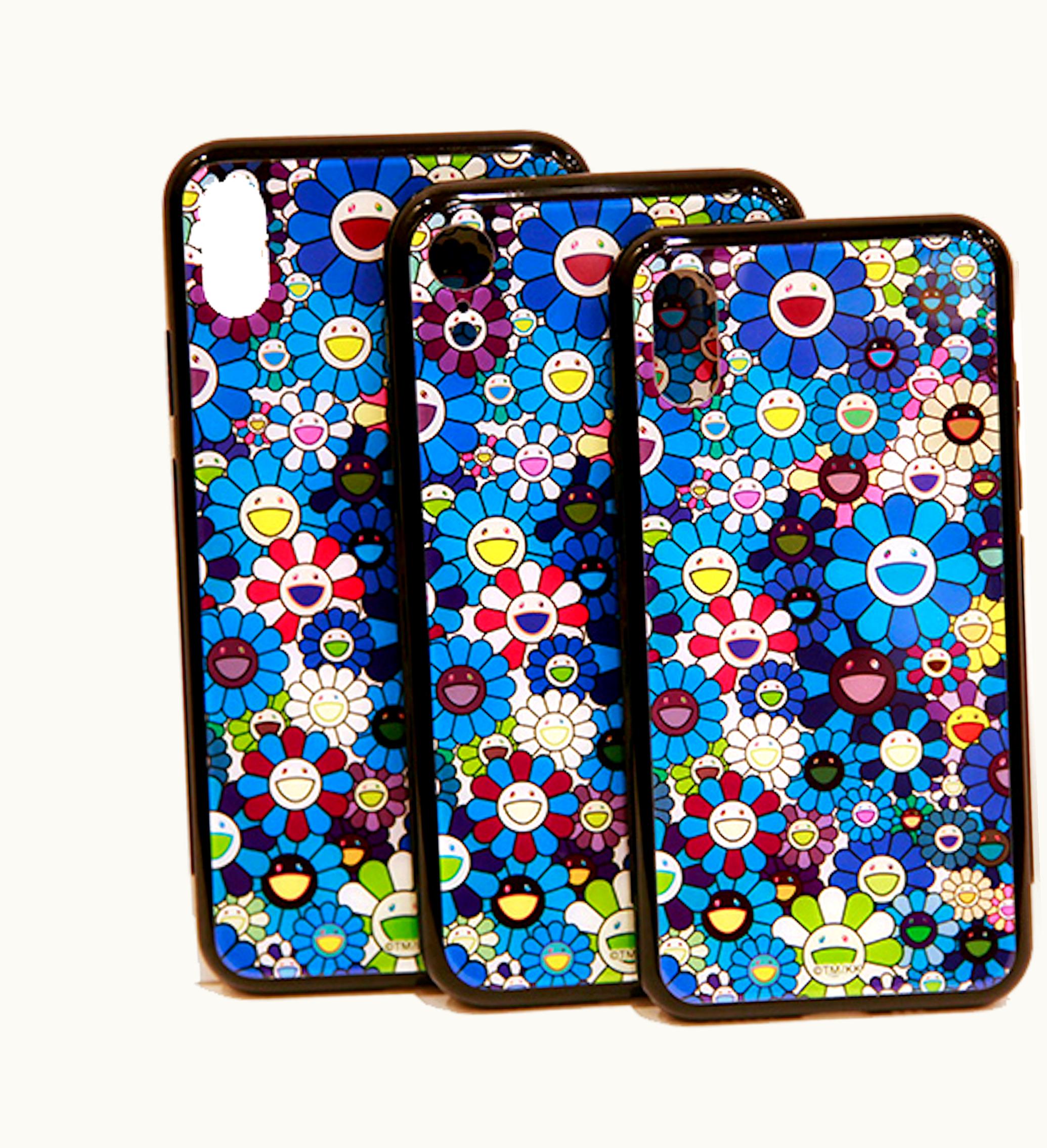 Takashi Murakami Kaikai Kiki Hard Flower Xr Iphone Case Blue
