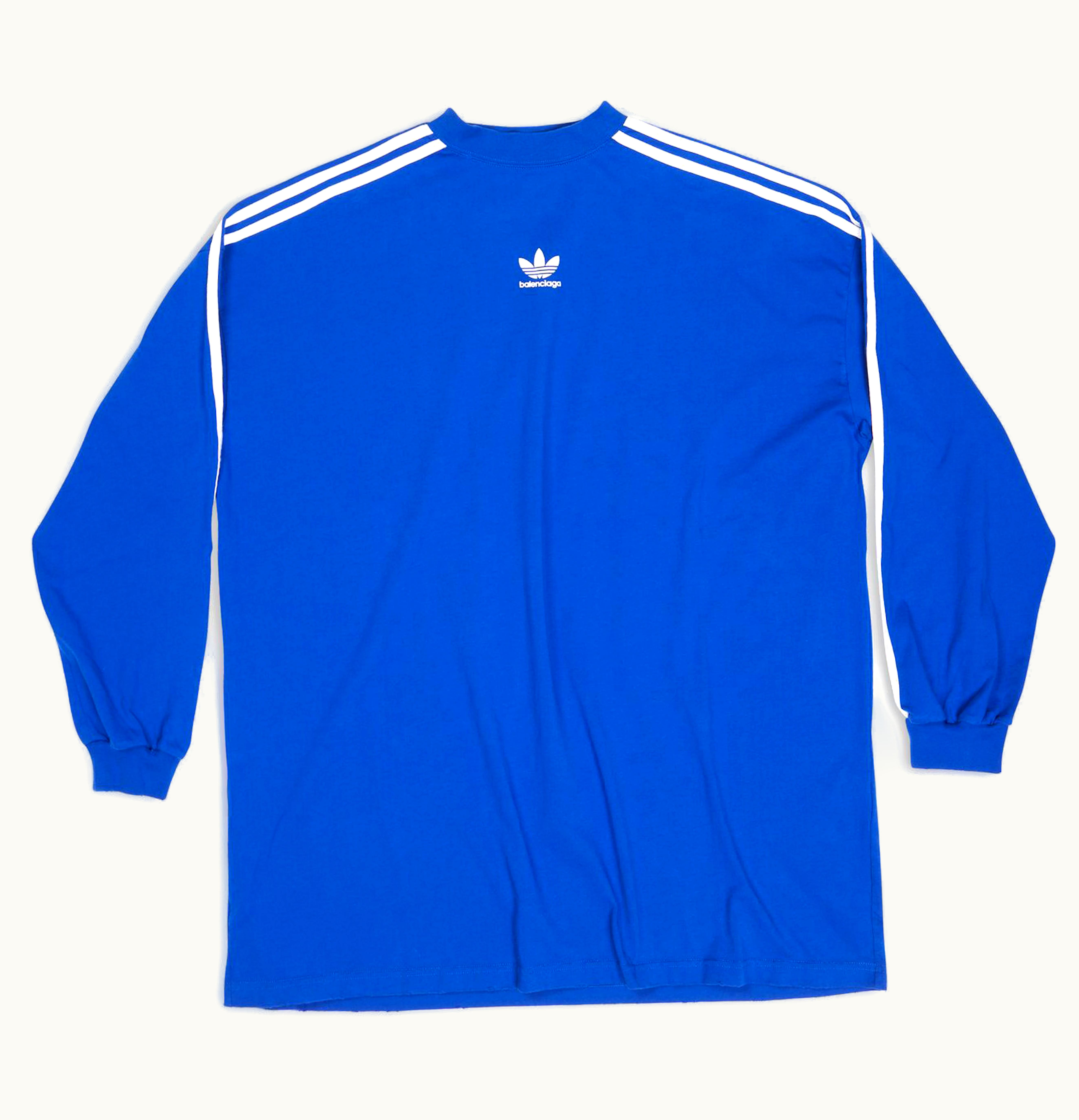 Balenciaga Balenciaga x adidas Oversized L S T Shirt Blue