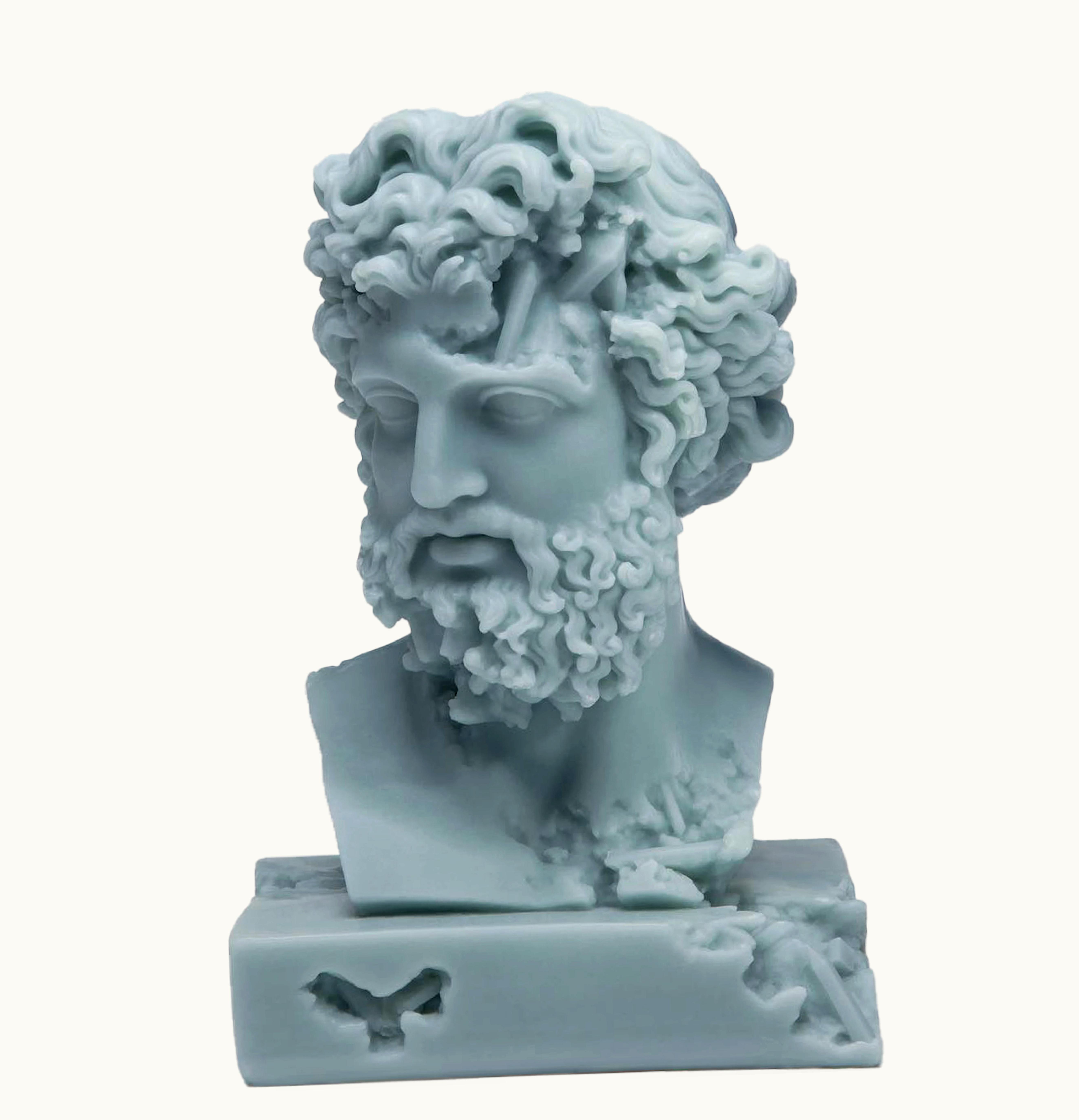 Daniel Arsham Daniel Arsham Eroded Zeus Candle Large Fog