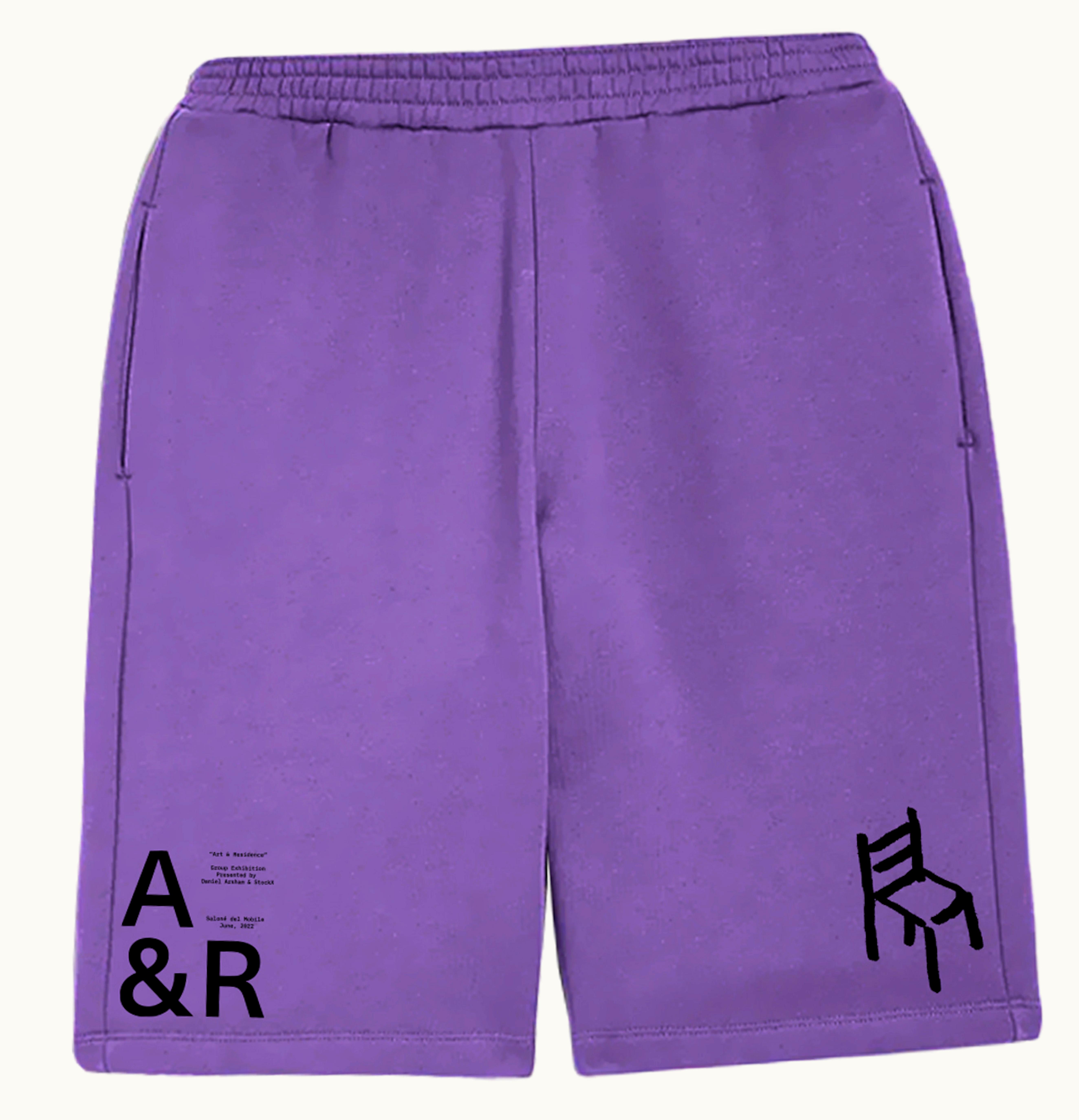 DropX™ Exclusive: Dropx™ Exclusive: Art Residence Daniel Arsham Salone Exhibition Shorts Purple
