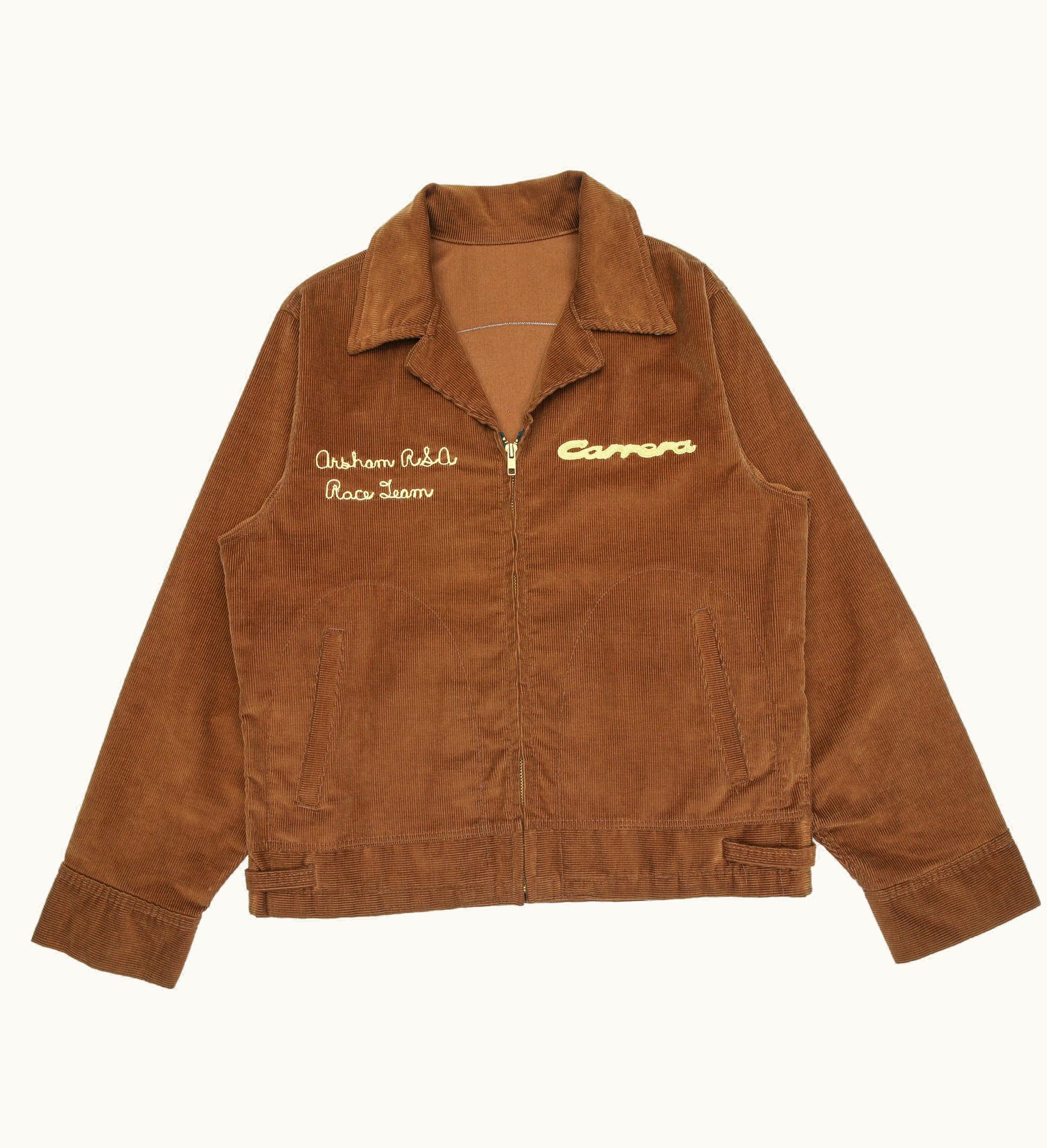DropX™ Exclusive: Dropx™ Exclusive: Dropx Exclusive Daniel Arsham Rsa Race Team Jacket Brown