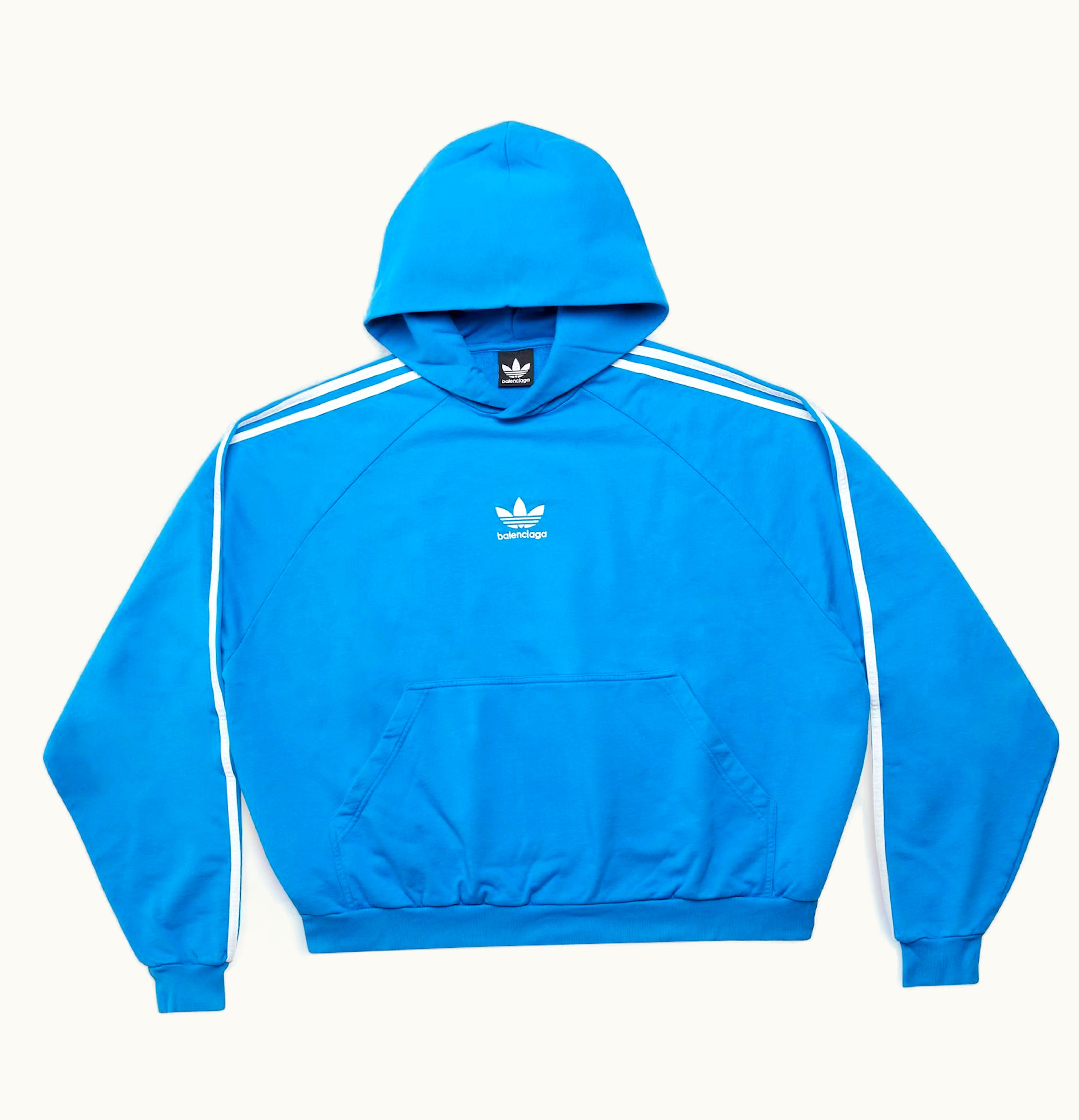 Balenciaga Balenciaga x adidas Hoodie Large Fit Blue