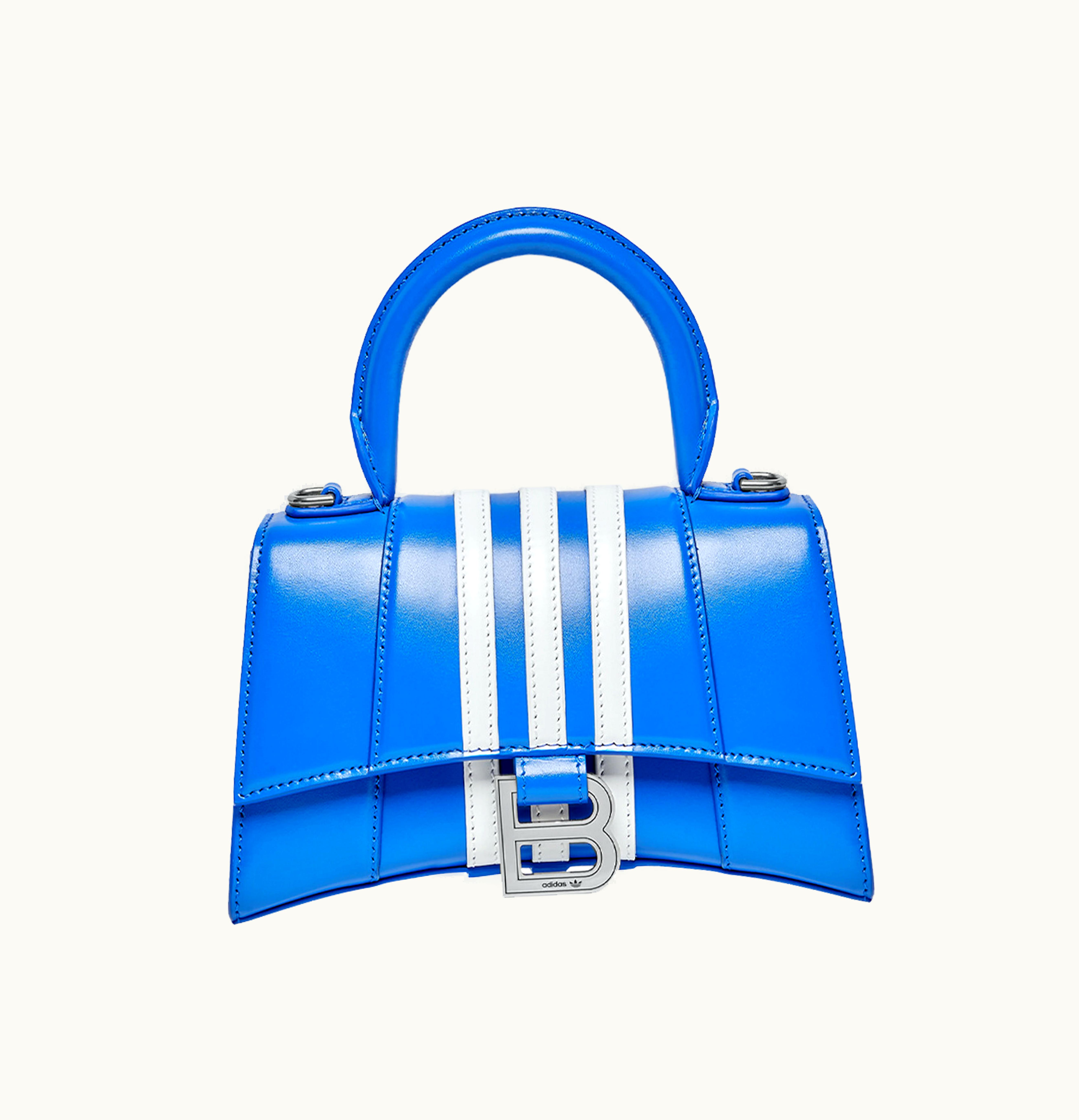 Balenciaga Balenciaga x adidas Hourglass XS Box Handbag Blue